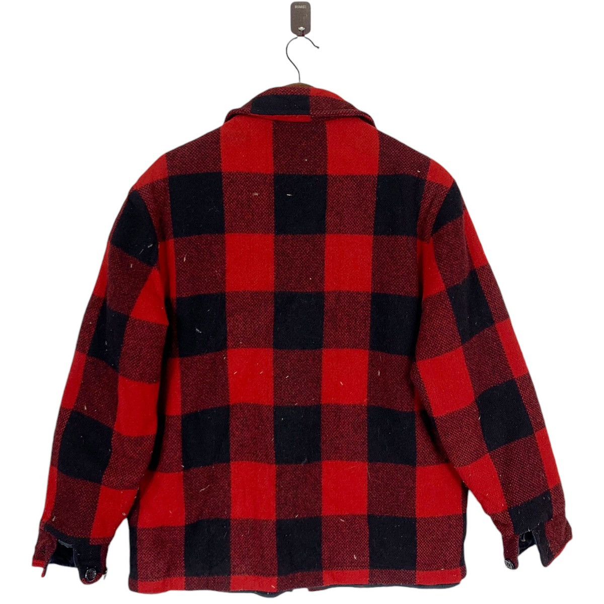 Woolrich Woolen Mills ⚡️🔥 VINTAGE WOOLRICH RED TARTAN WOOL ZIPPER JACKET Size US M / EU 48-50 / 2 - 9 Thumbnail