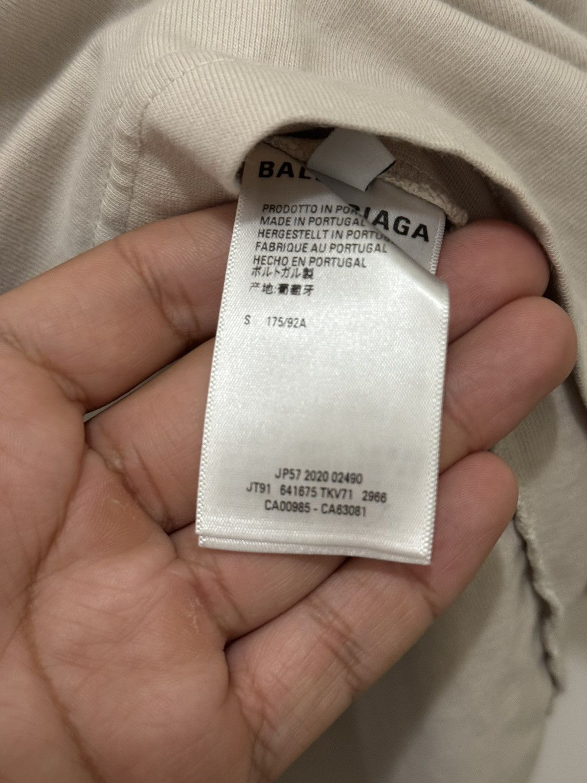 Balenciaga Balenciaga Logo Tshirt Size US L / EU 52-54 / 3 - 5 Thumbnail