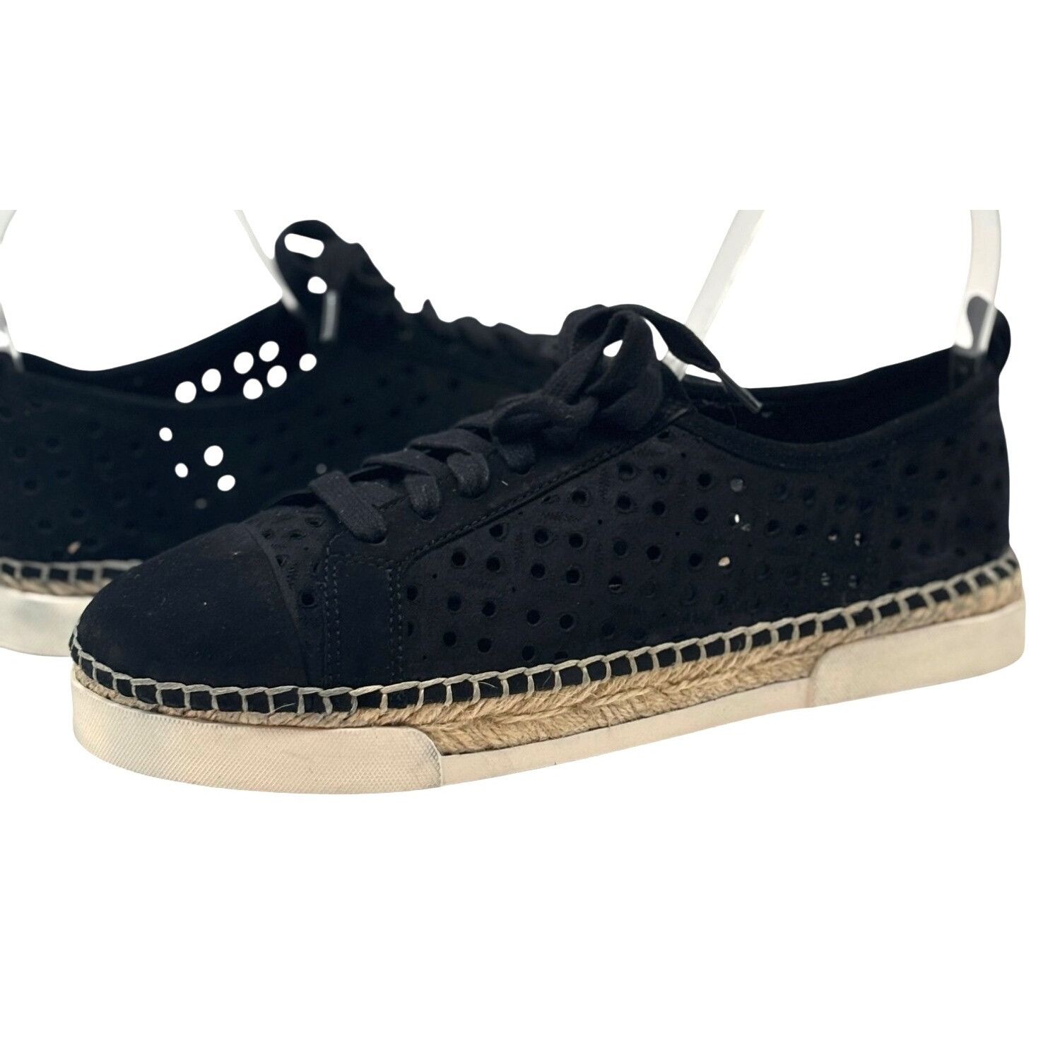 Vince Camuto Vince Camuto Thera Women’s Espadrille Sneakers, Black, 8.5 M Size US 8.5 / IT 38.5 - 16 Thumbnail