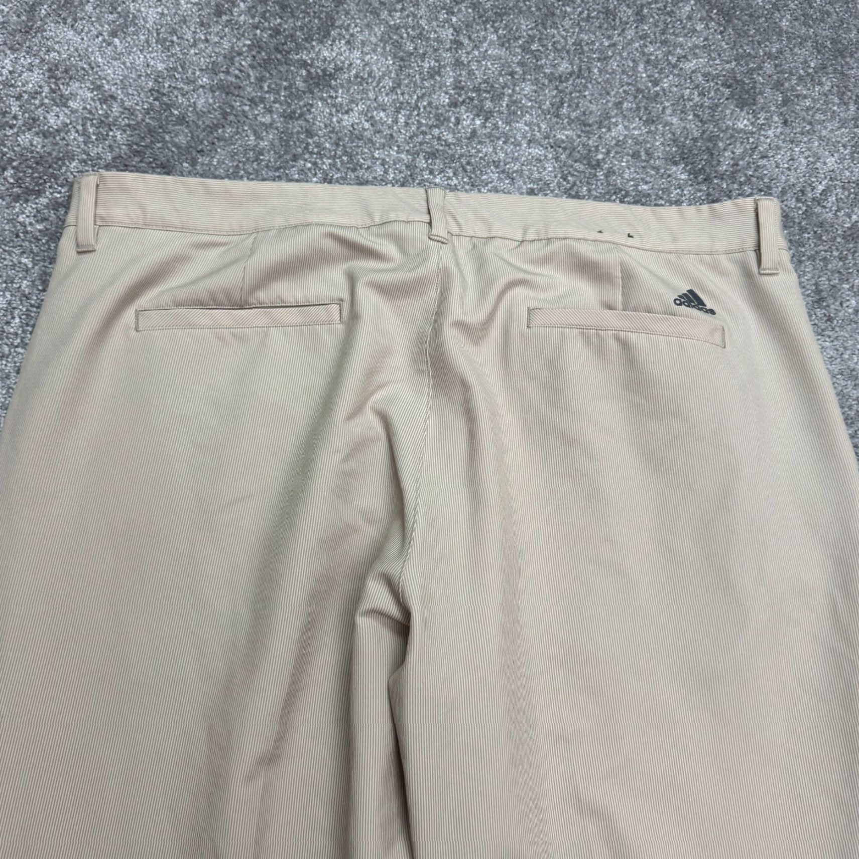 Adidas Adidas Golf Pants Mens 40x32 Khaki Beige Straight Leg Chino Pockets Regular Size US 40 / EU 56 - 6 Thumbnail