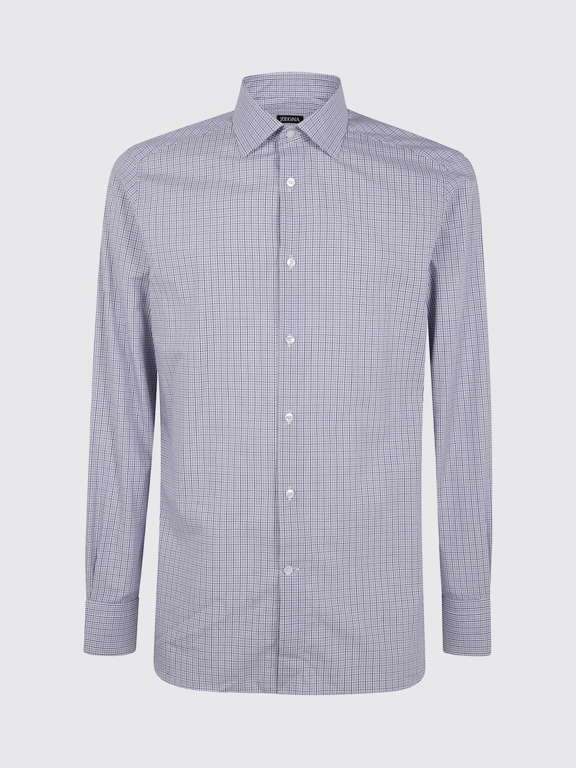 Zegna Shirt Men Gnawed Blue