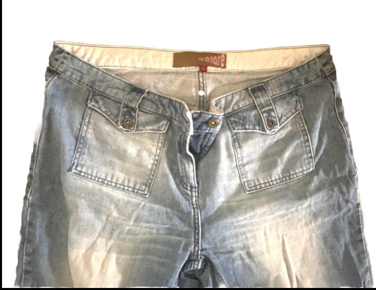 Designer × Vintage Stunning vintage 80s flare jeans 16S UK Size 34" / US 12 / IT 48 - 2 Thumbnail