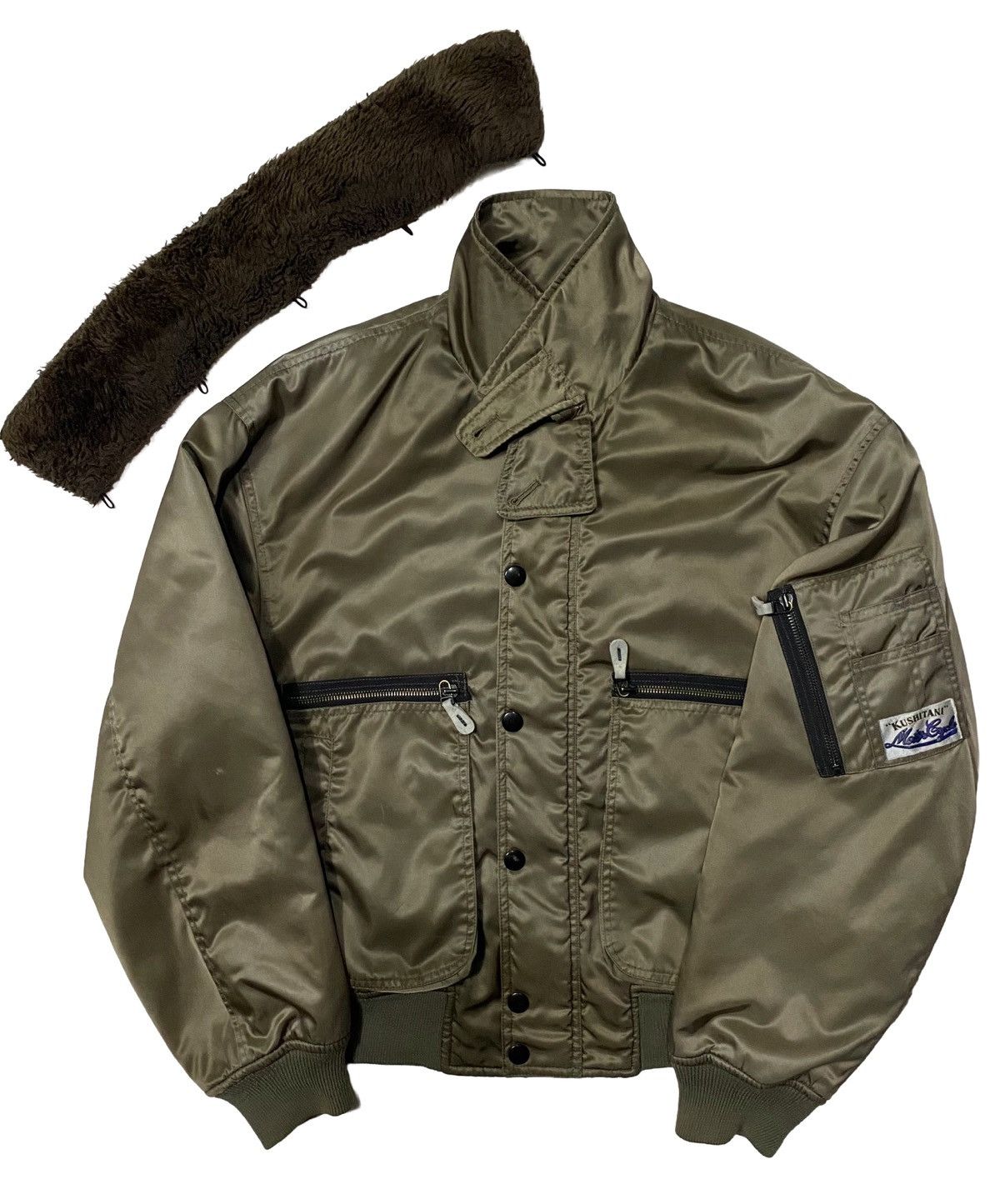 Sports Specialties KUSHITANI HAMAMATSU MOTORCYCLE FUR BOMBER JACKET Size US L / EU 52-54 / 3 - 3 Thumbnail
