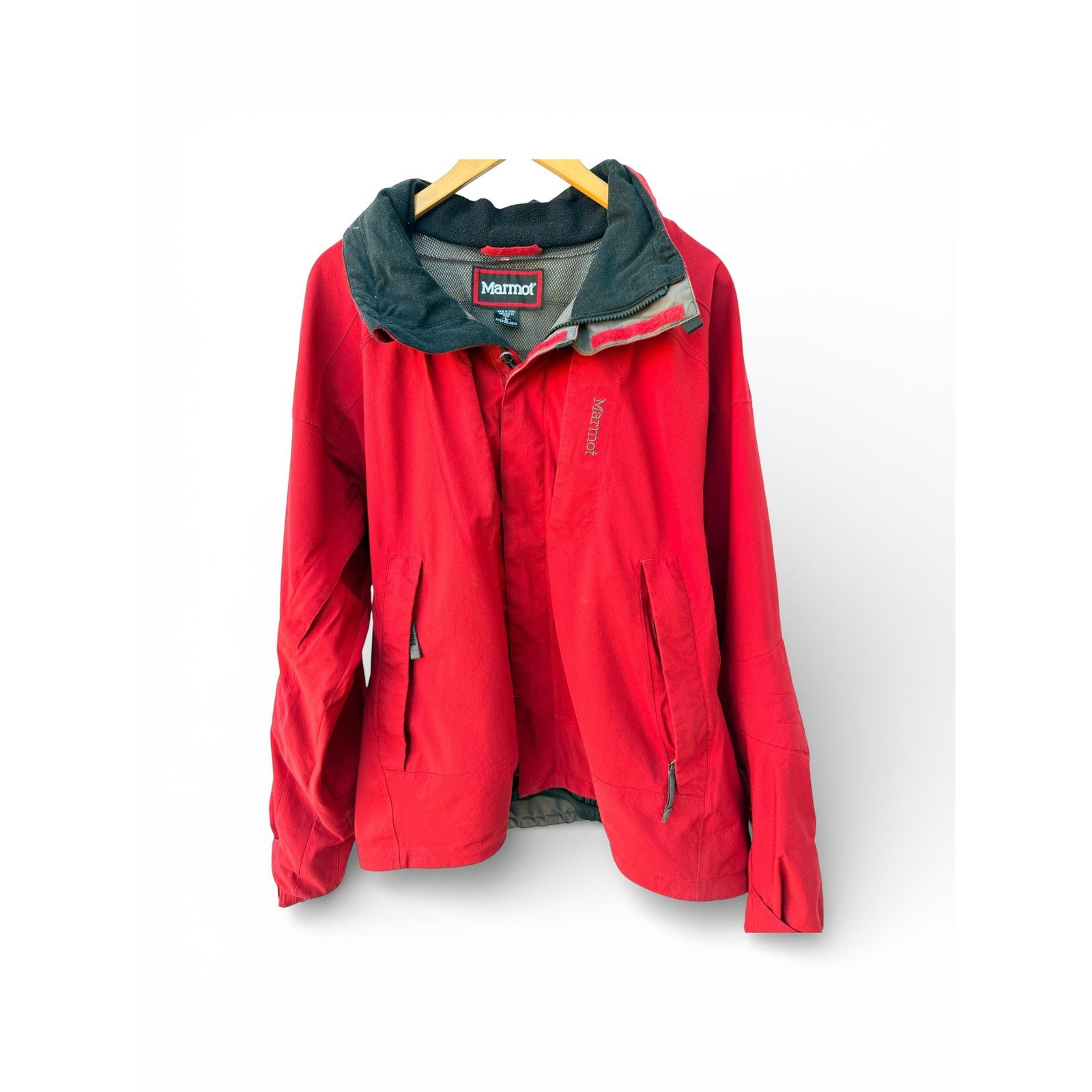 Marmot Marmot Red Softshell Jacket Men's Large Full Zip Size US L / EU 52-54 / 3 - 1 Thumbnail