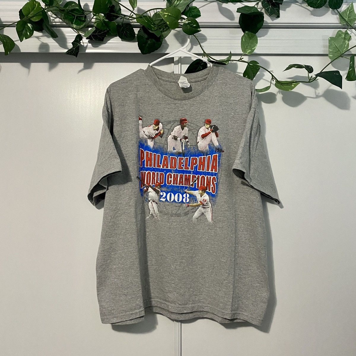 MLB 2008 Philadelphia Phillies MLB World Series T-Shirt Size US XL / EU 56 / 4 - 1 Thumbnail