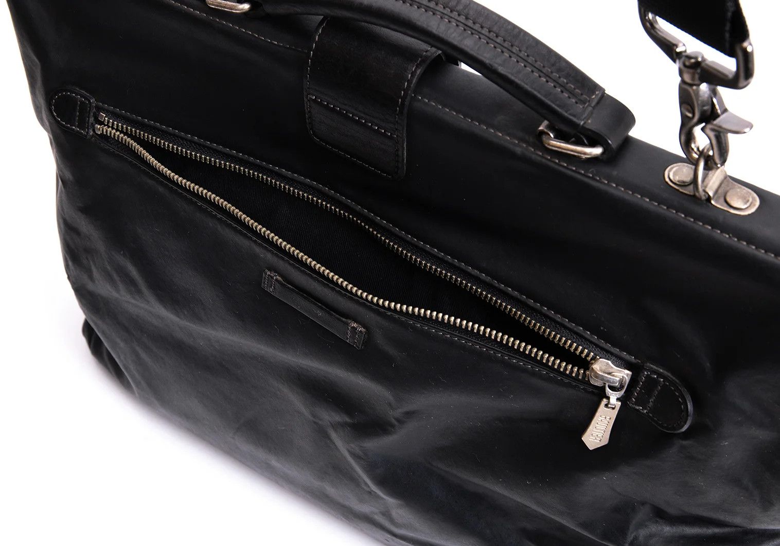 Jean Paul Gaultier Coated Doctor Bag in Black with Damage and Stains Size ONE SIZE - 11 Thumbnail