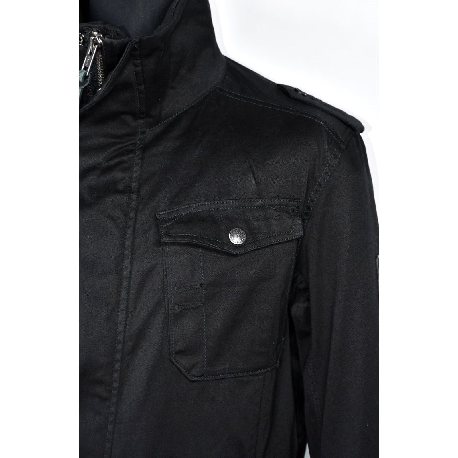 Diesel Diesel Jacket Men's Military Black 2XL Size 2XL Regular Cotton Zip Logo Vintage: No Size US XXL / EU 58 / 5 - 5 Thumbnail