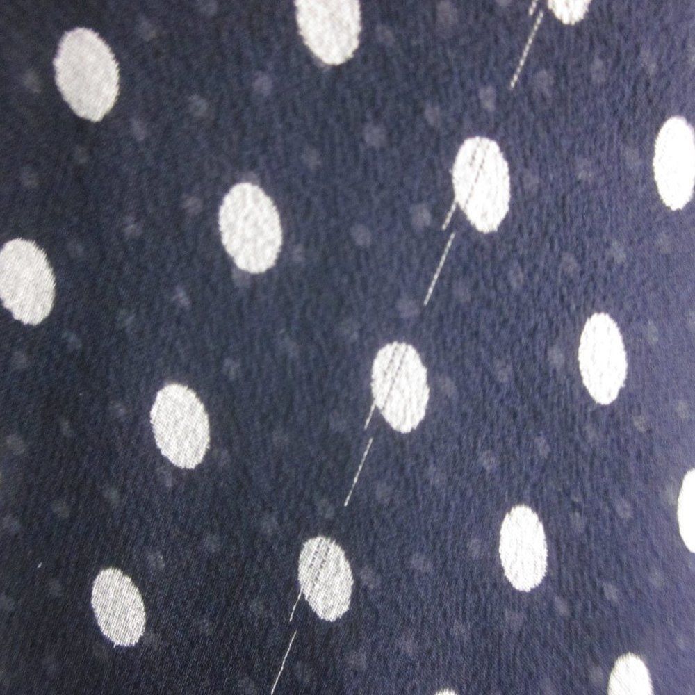 Good Worth & Co. Worth Y2K Blue Silk Tiered Polka Dot A-Line Skirt Size 2 Size 26" / US 2 / IT 38 - 8 Thumbnail