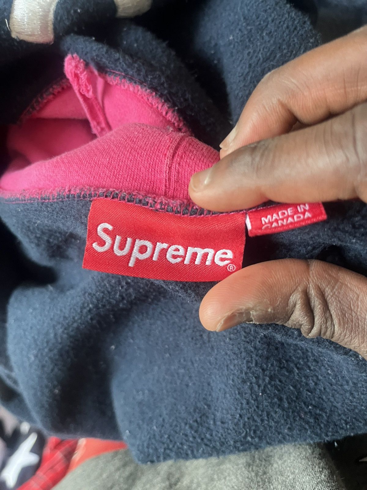 Japanese Brand Supreme S Logo Colorblocked Hooded Sweatshirt - Size Large Size US L / EU 52-54 / 3 - 10 Thumbnail