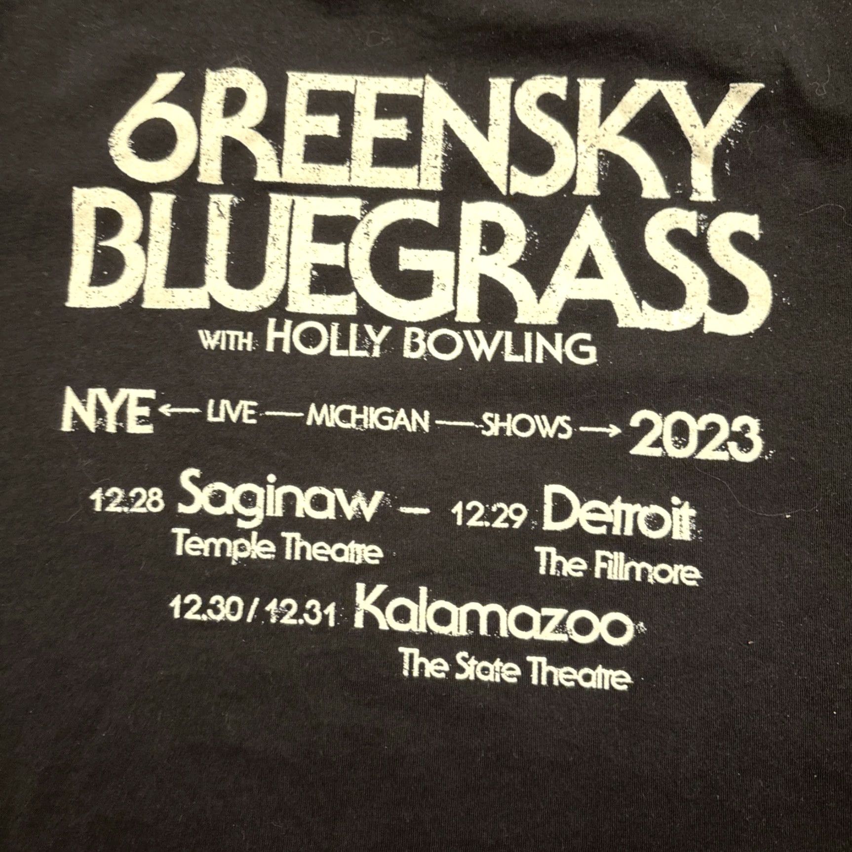 Vintage Greensky Bluegrass Festival Shirt 2023 Holly Bowling Black Size M Mens Size US M / EU 48-50 / 2 - 6 Thumbnail