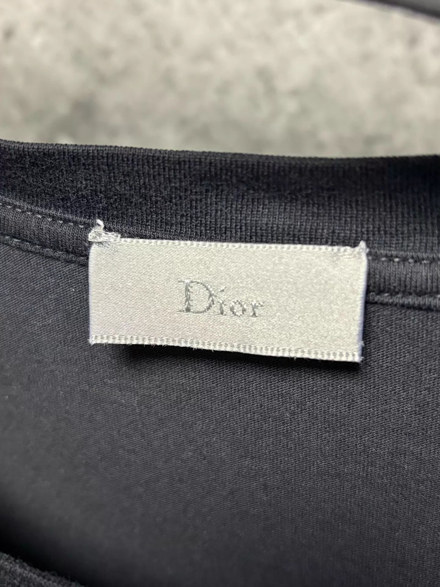 Dior Dior Black Logo Short Sleeve T-Shirt Unisex S Size S / US 4 / IT 40 - 3 Thumbnail