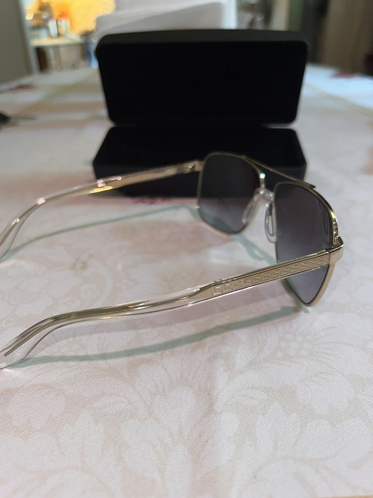 Versace Versace Aviator Sunglasses Size ONE SIZE - 9 Thumbnail