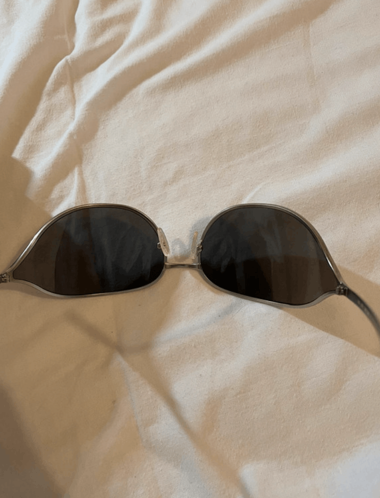 Prada × Vintage PRADA Sunglasses Rimless Sport Metal Frame Shield Wrap Size ONE SIZE - 7 Thumbnail
