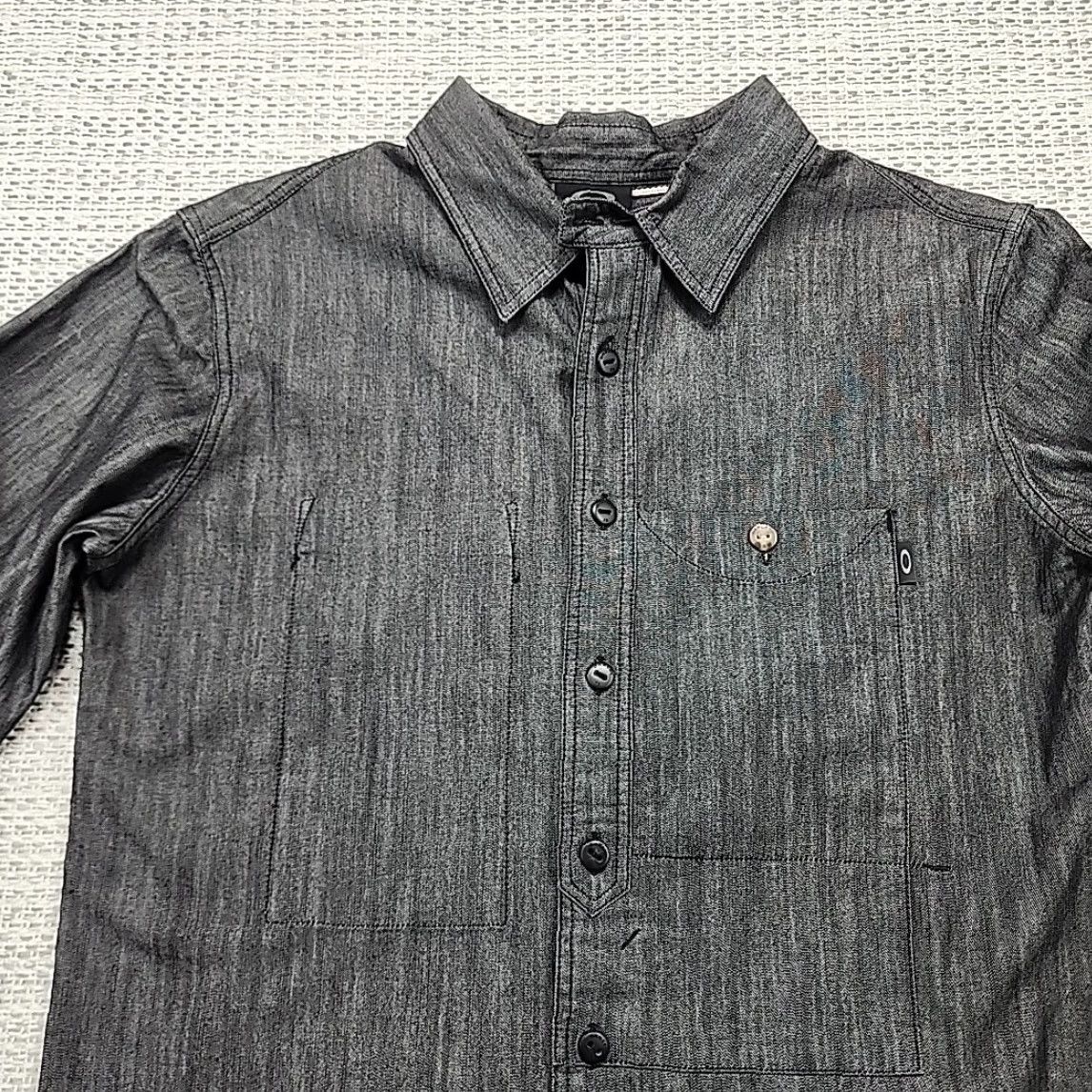 Oakley Oakley Button-Up Shirt Mens Small Gray Long Sleeve Plush Flannel Casual Size US S / EU 44-46 / 1 - 4 Thumbnail