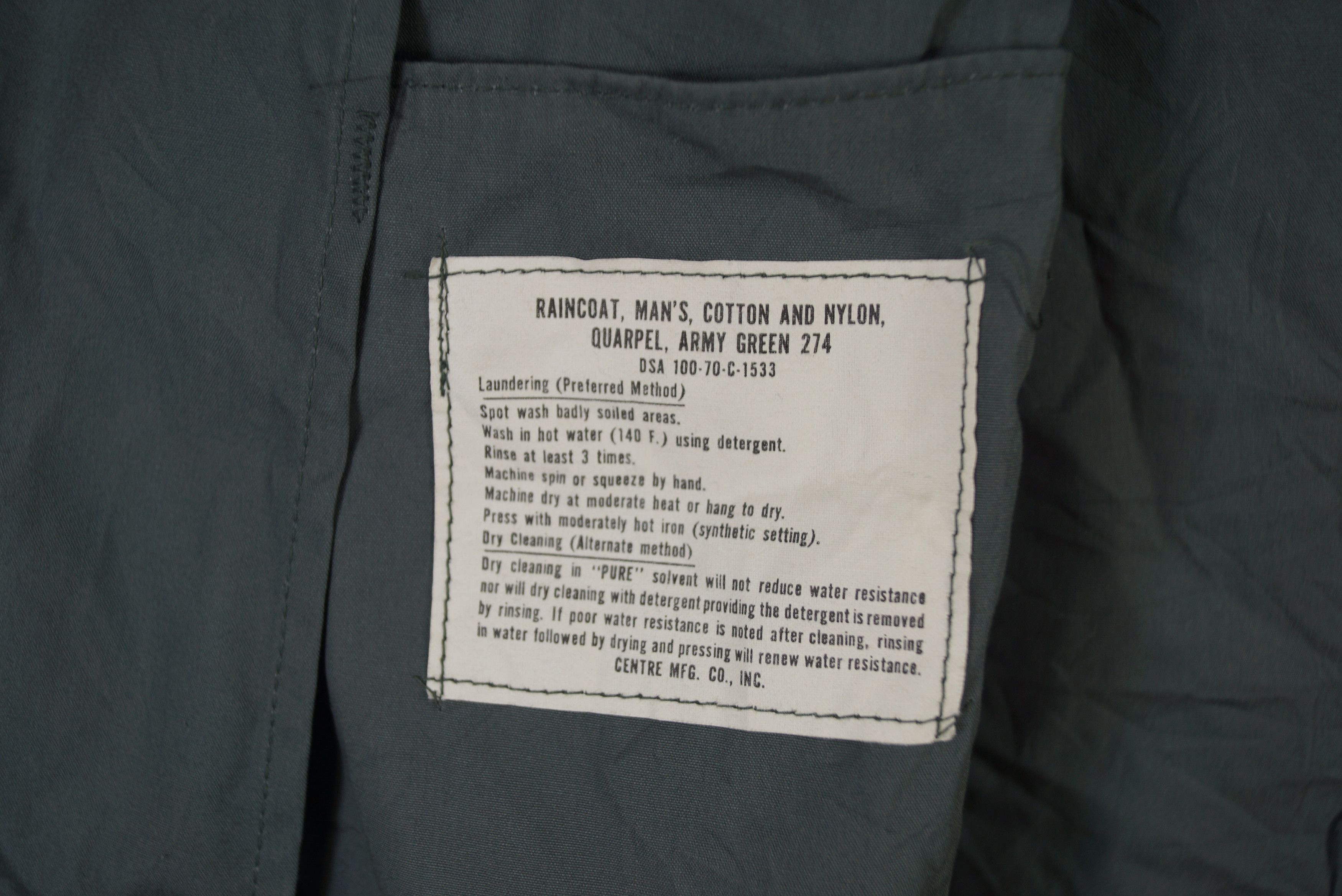 Vintage 36R Raincoat Nice Design Size US M / EU 48-50 / 2 - 4 Thumbnail