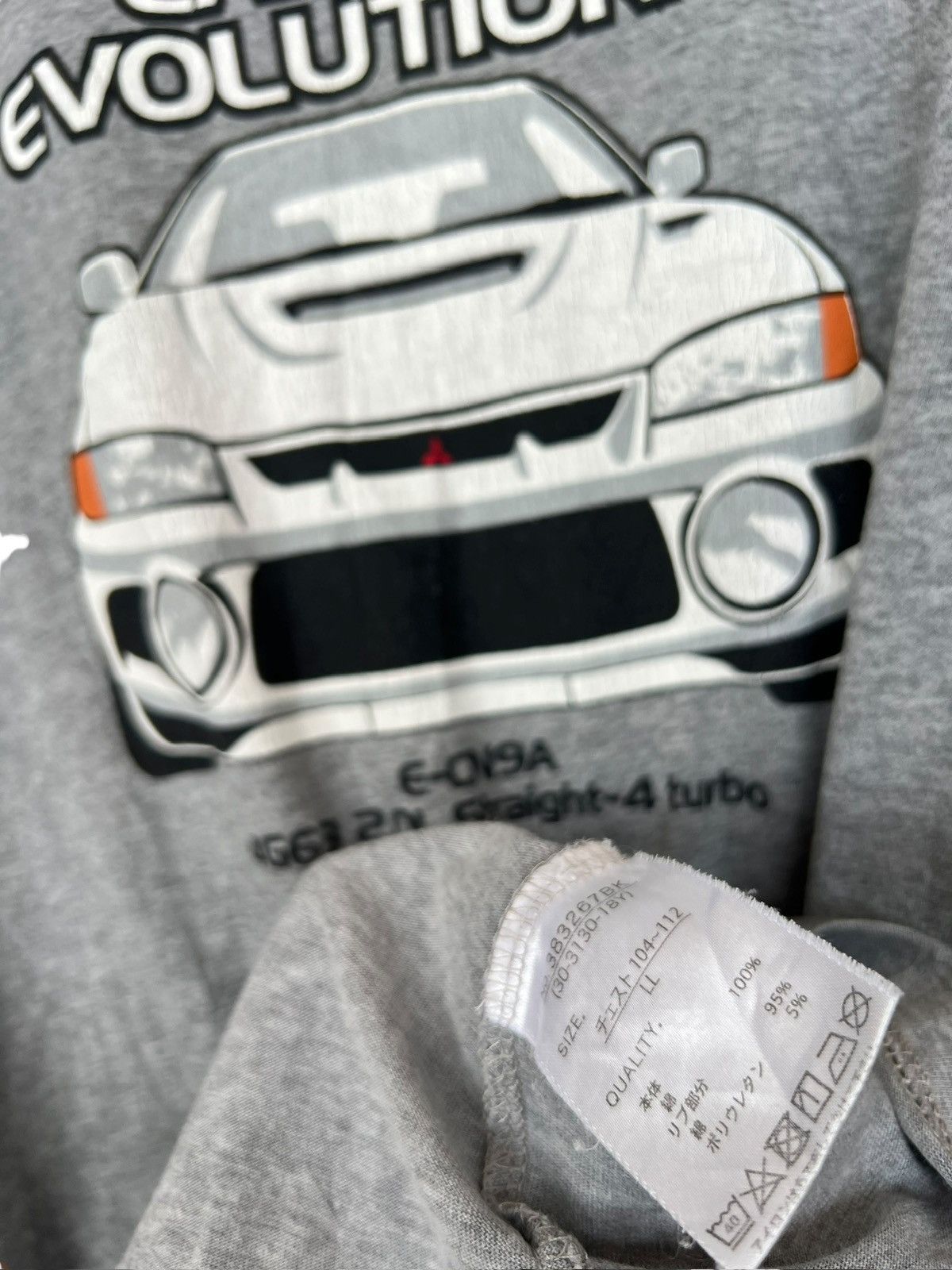 Vintage Vintage Mitsubishi Evolution Big Graphic Tee Size US M / EU 48-50 / 2 - 5 Thumbnail