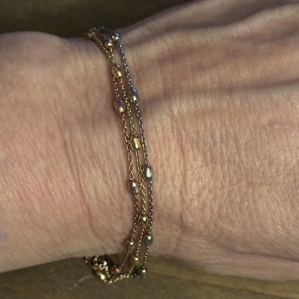 Other 925 Italy silver triple chain bracelet Size ONE SIZE - 4 Thumbnail