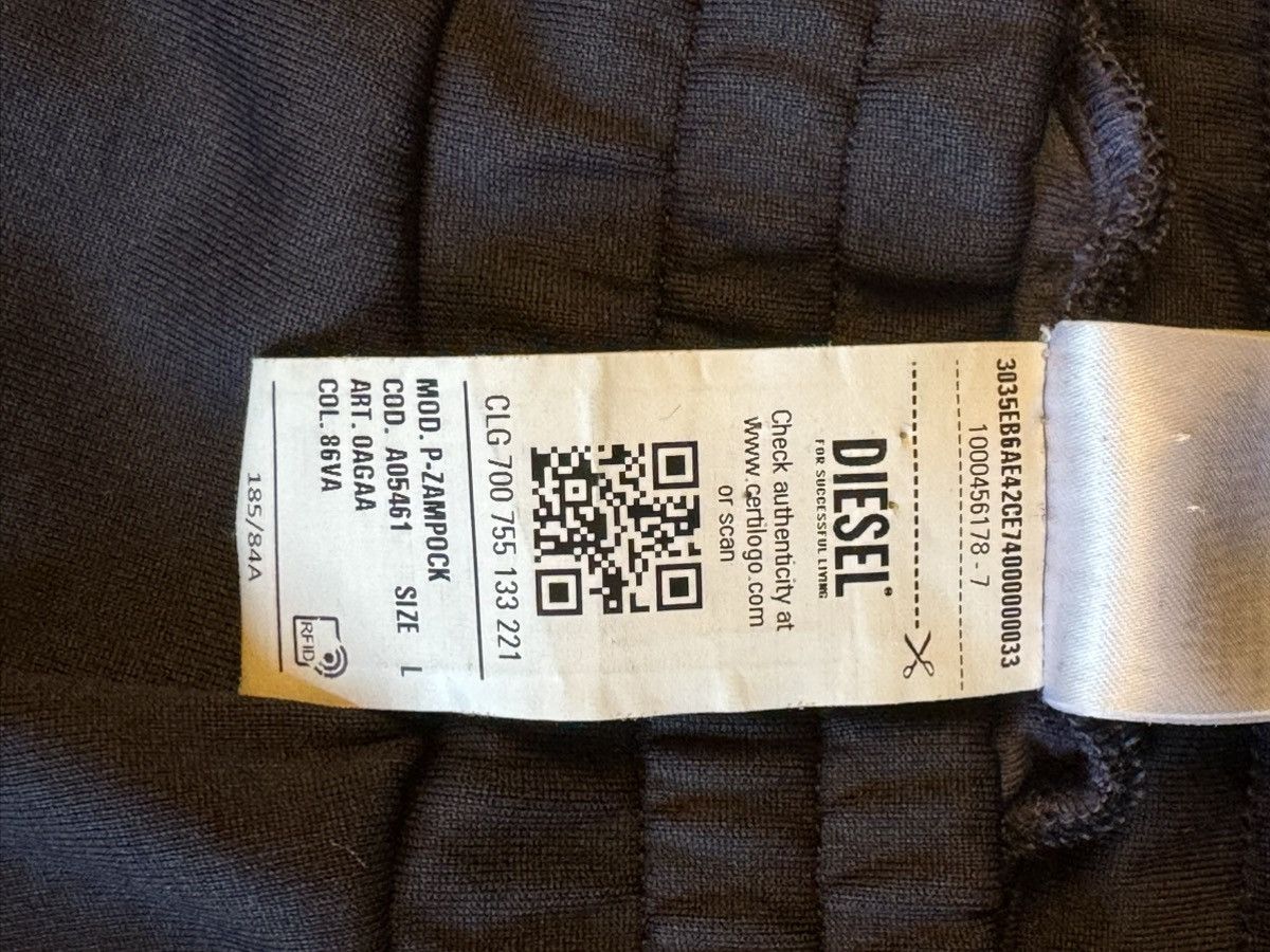 Diesel DIESEL double zip trackpants Spring 2022 Size US 36 / EU 52 - 11 Thumbnail