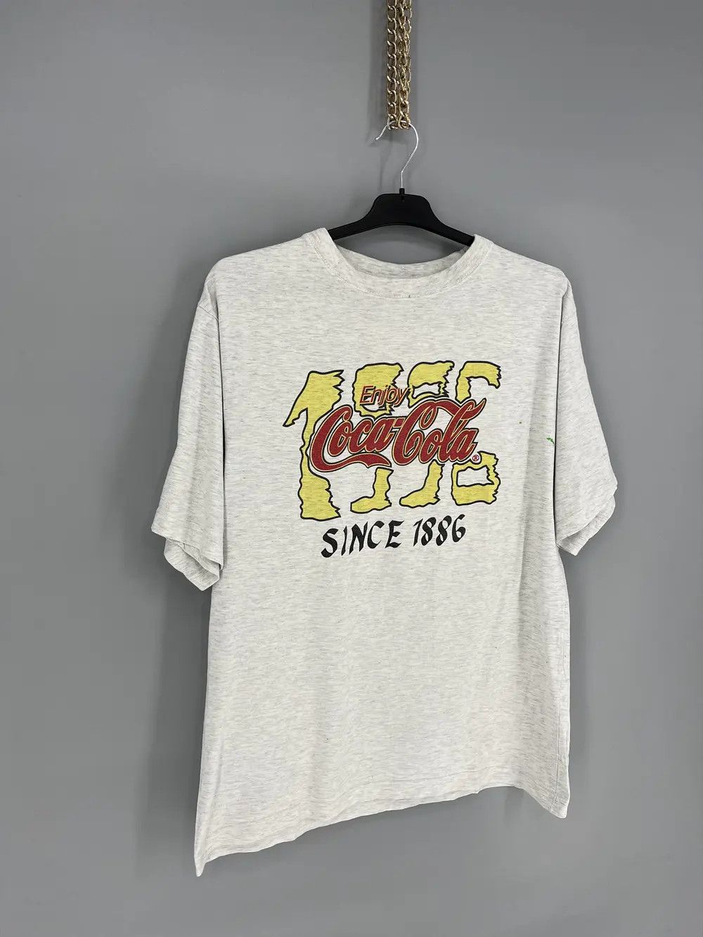 Vintage 1996 Euro UEFA Enjoy Coca Cola Vintage 90s T shirt Size US XL / EU 56 / 4 - 2 Thumbnail