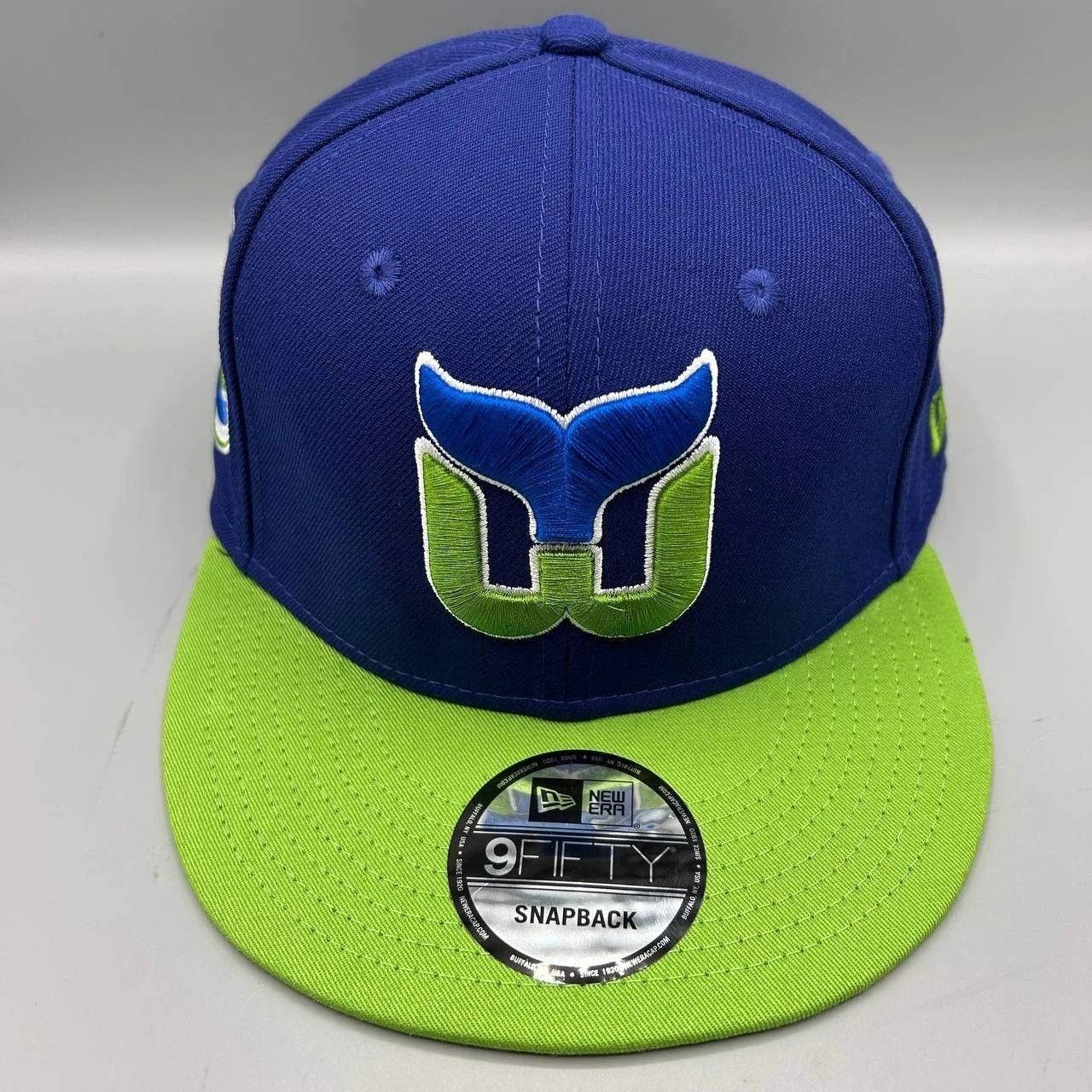 New Era Hartford Whalers Hat Men Blue Green NHL Snap Back Cap New Size ONE SIZE - 2 Thumbnail