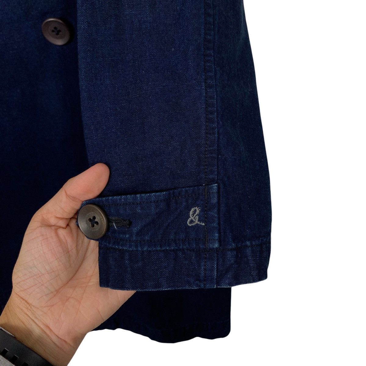 45rpm ☀️45RPM double breasted navy cotton jacket Size US S / EU 44-46 / 1 - 11 Thumbnail