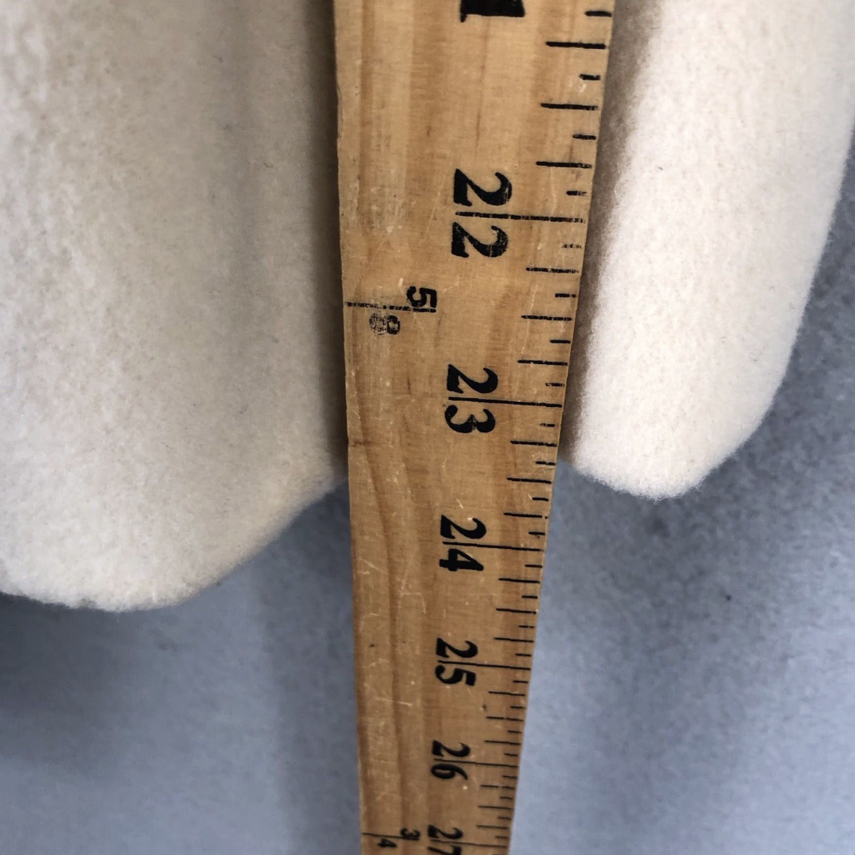 Vintage VINTAGE Larry Levine Coat Womens Large Cream Lambswool Cashmere Pea Coat Jacket Size L / US 10 / IT 46 - 6 Thumbnail