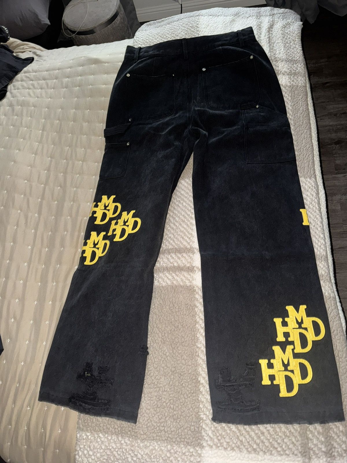 HMDD Happy Memories Don’t Die “Yellow Patch Pants” Size US 32 / EU 48 - 2 Thumbnail
