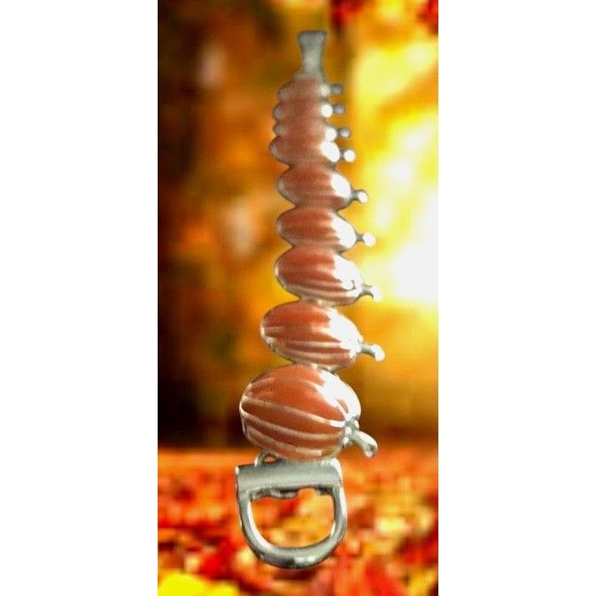 Handmade Pumpkin Bracelet Magnetic Closure New Thanksgiving Fall Jewe Size ONE SIZE - 11 Thumbnail