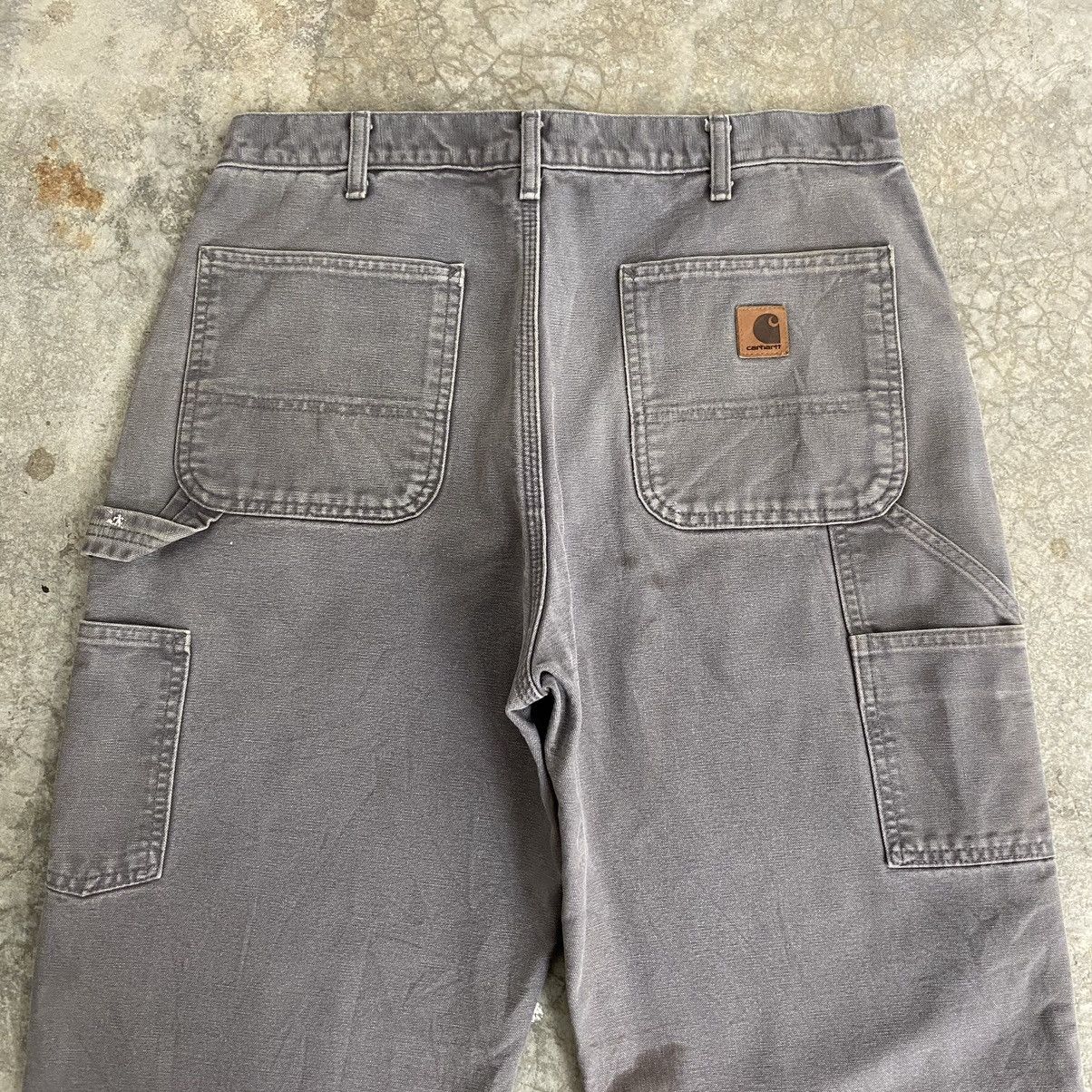 Carhartt Vintage Carhartt Blanket Lined Gravel Grey Carpenter Pants Size US 34 / EU 50 - 18 Thumbnail