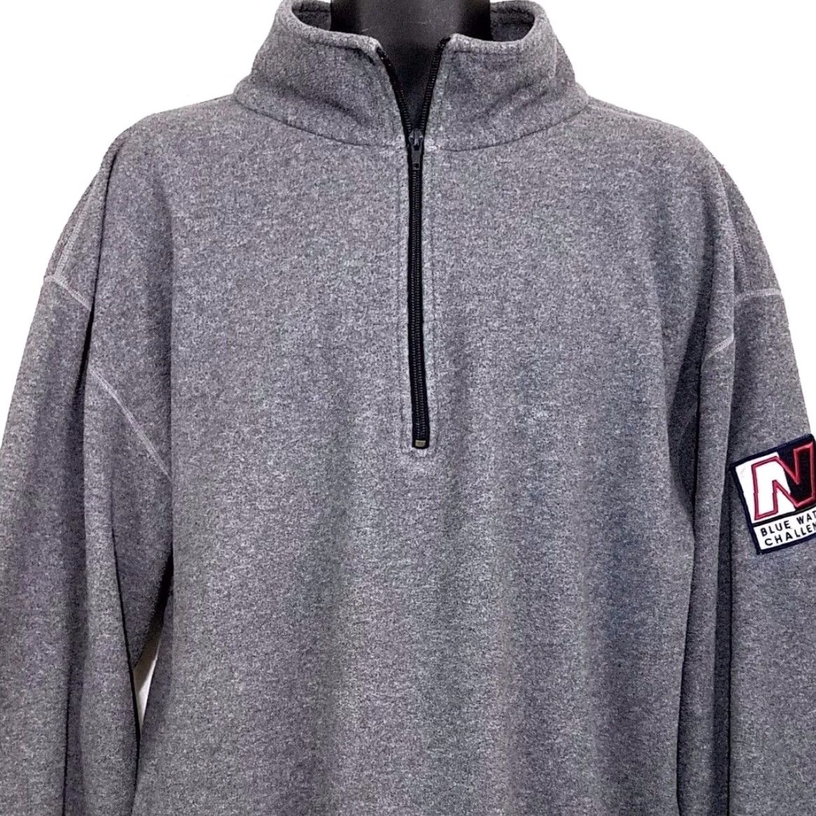 Nautica VINTAGE Nautica Blue Water Challenge Fleece Jacket Mens XL Gray 90s USA Size US XL / EU 56 / 4 - 2 Thumbnail