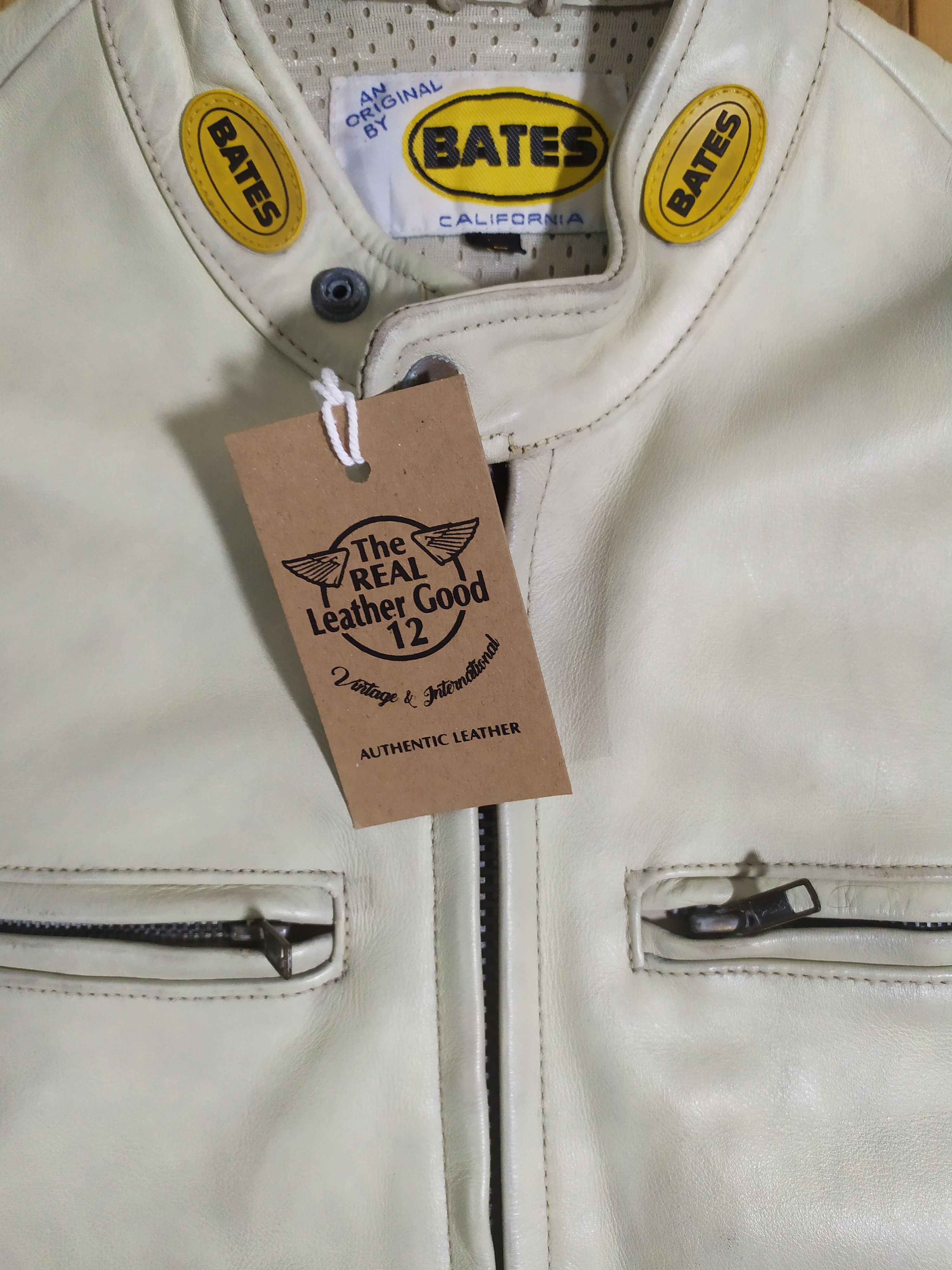Bates Hats × Genuine Leather BATES CALIFORNIA LEATHER SINGLE RIDER JACKET Size US L / EU 52-54 / 3 - 5 Thumbnail