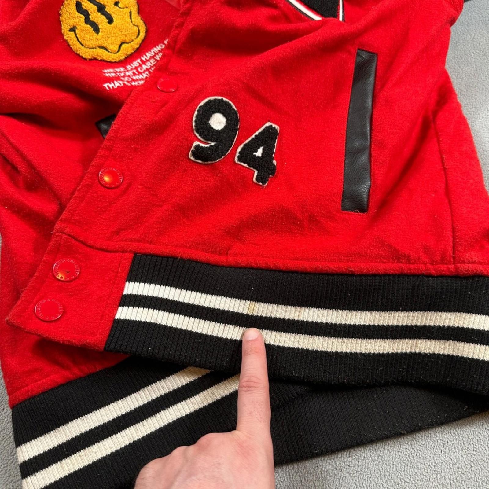 Other Bleecker & Mercer Varsity Jacket Men's M Red Black Letterman Size US M / EU 48-50 / 2 - 7 Thumbnail