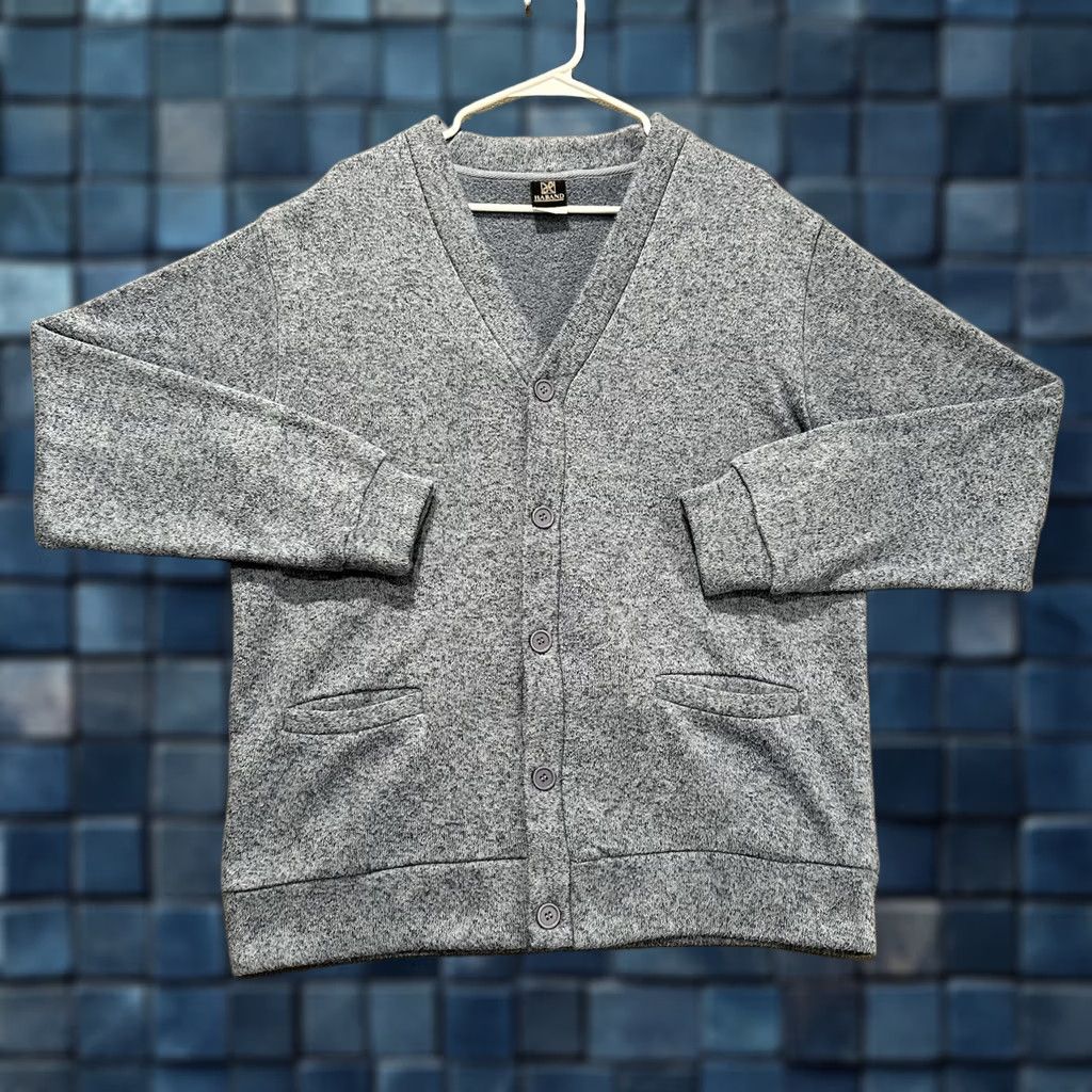 Haband VINTAGE Haband Cardigan Sweater Blue V-Neck Pocket Cozy Grandpa Core Mens Medium 90s Classic Size US M / EU 48-50 / 2 - 1 Thumbnail
