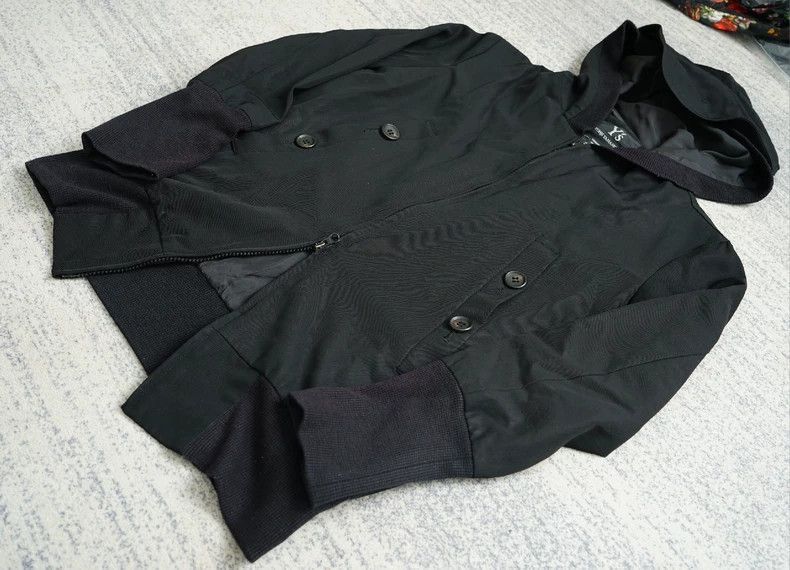 Yohji Yamamoto Yohji Yamamoto Yohji Yamamoto Hooded Wool Jacket Size US M / EU 48-50 / 2 - 3 Thumbnail