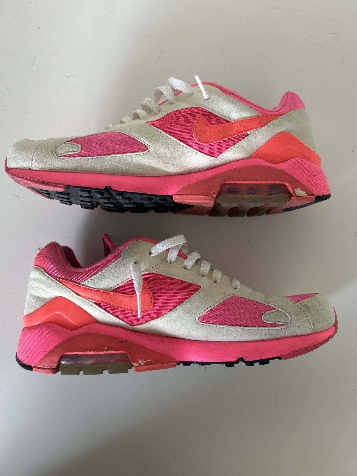 Comme des Garcons × Nike Nike Air Max 180 x Comme des Garcons White Pink Size 11 Size US 11 / EU 44 - 8 Thumbnail