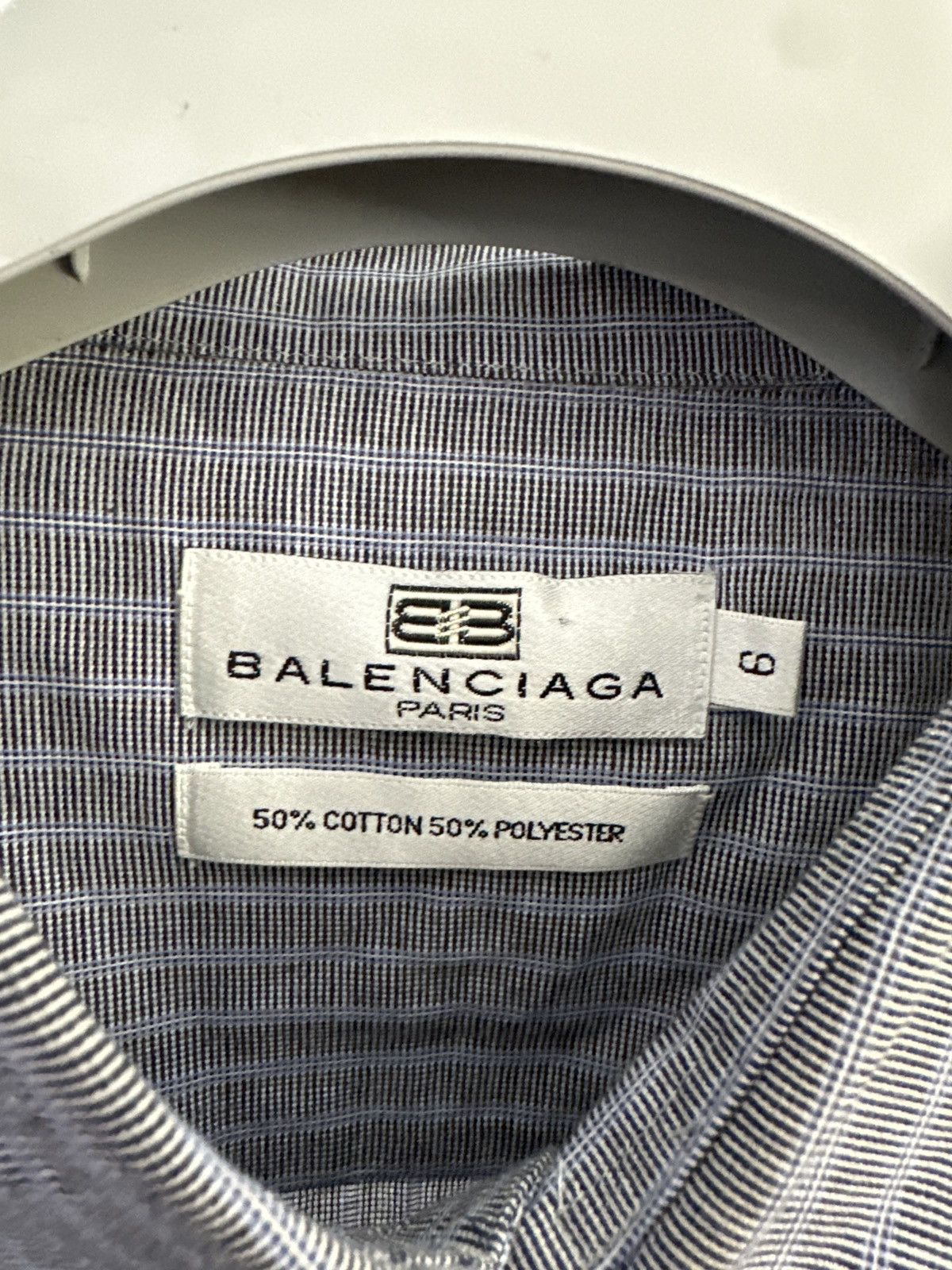 Balenciaga × Vintage Balenciaga Men’s Fluid Oversized shirt in Light Blue Size US L / EU 52-54 / 3 - 4 Thumbnail