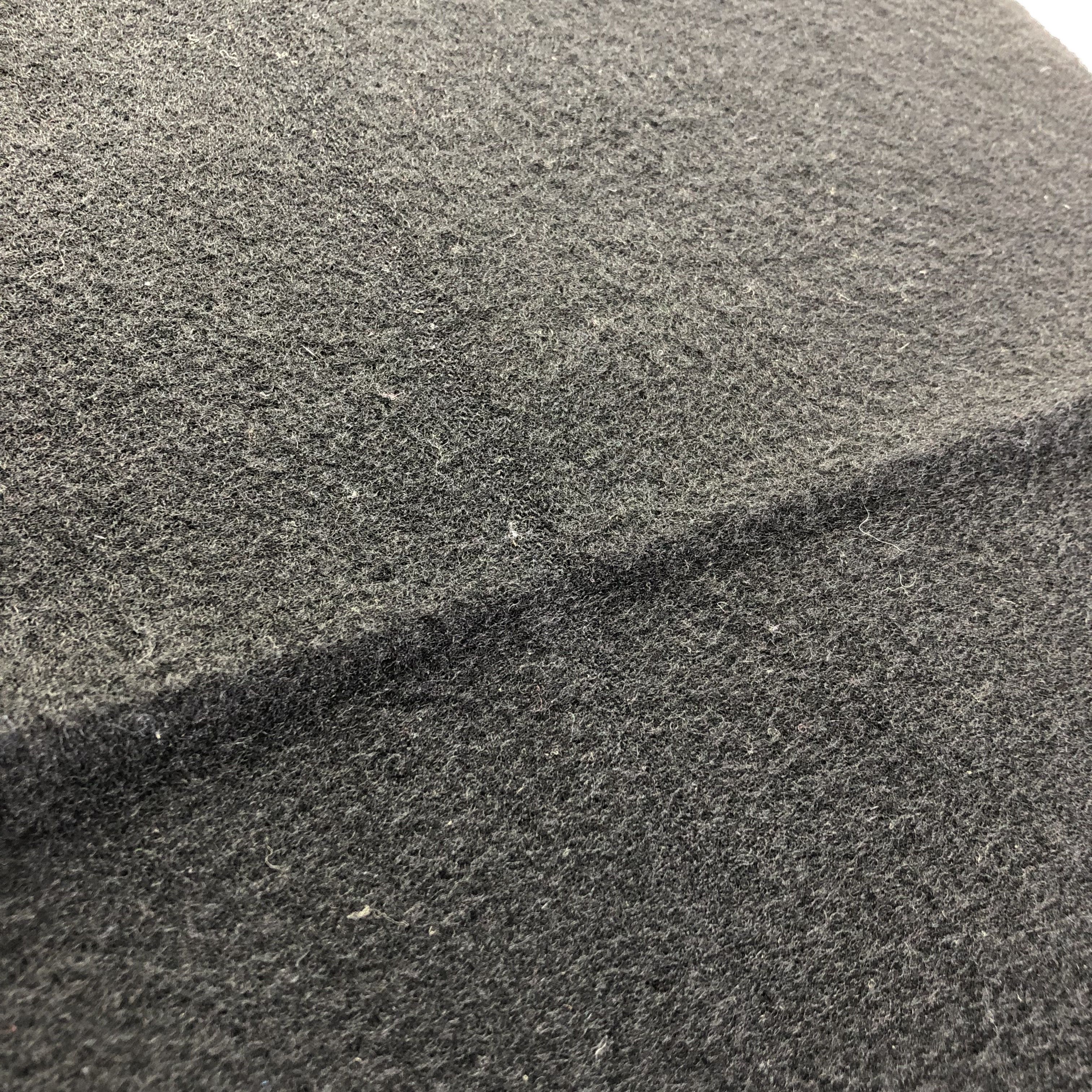 Pierre Balmain Pierre Balmain Plain Black Wool Scarf Muffler V1656 Size ONE SIZE - 6 Thumbnail