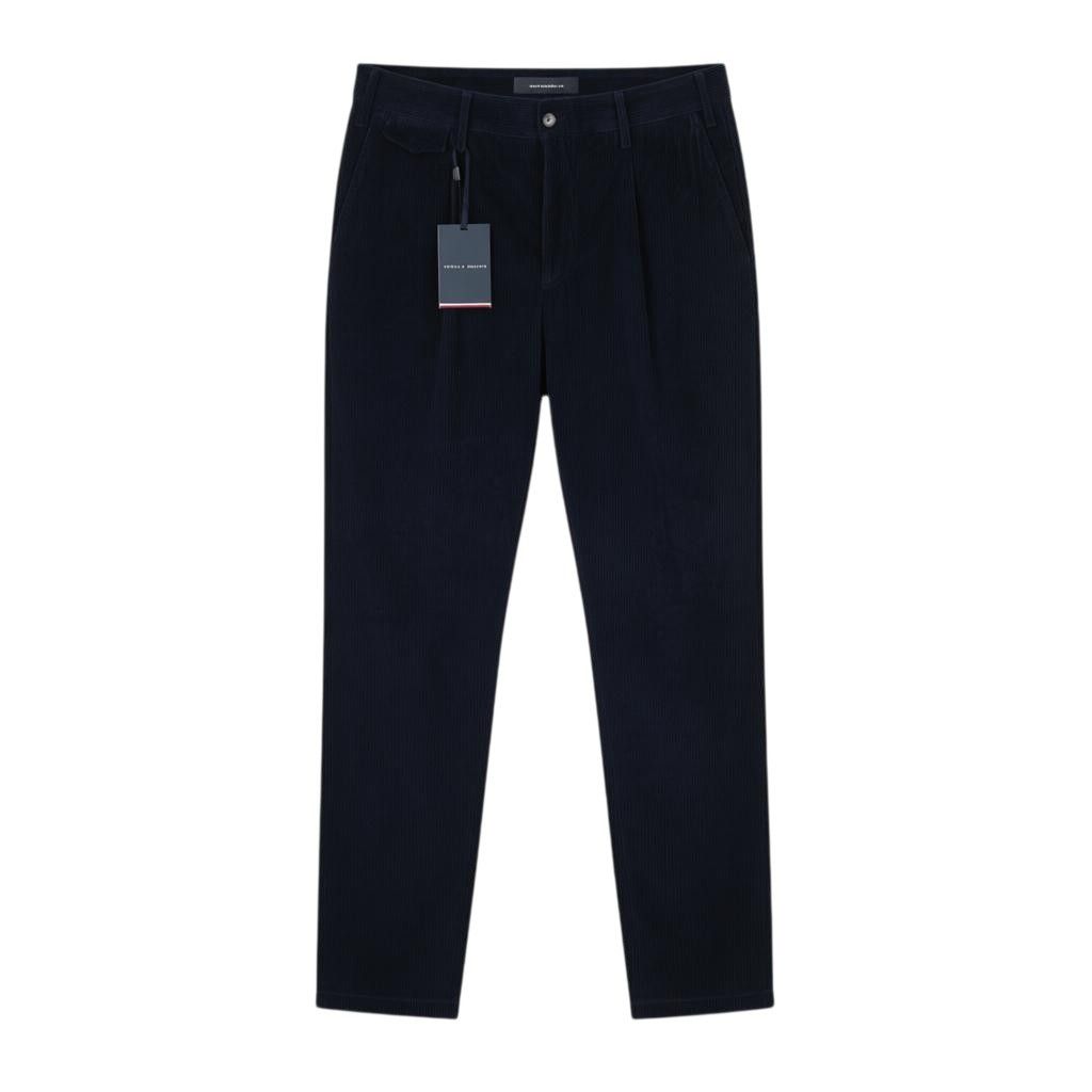 Tommy Hilfiger ROCK VELVET CASHME EU52 Dark Blue Corduroy 87474 Size US 36 / EU 52 - 1 Thumbnail