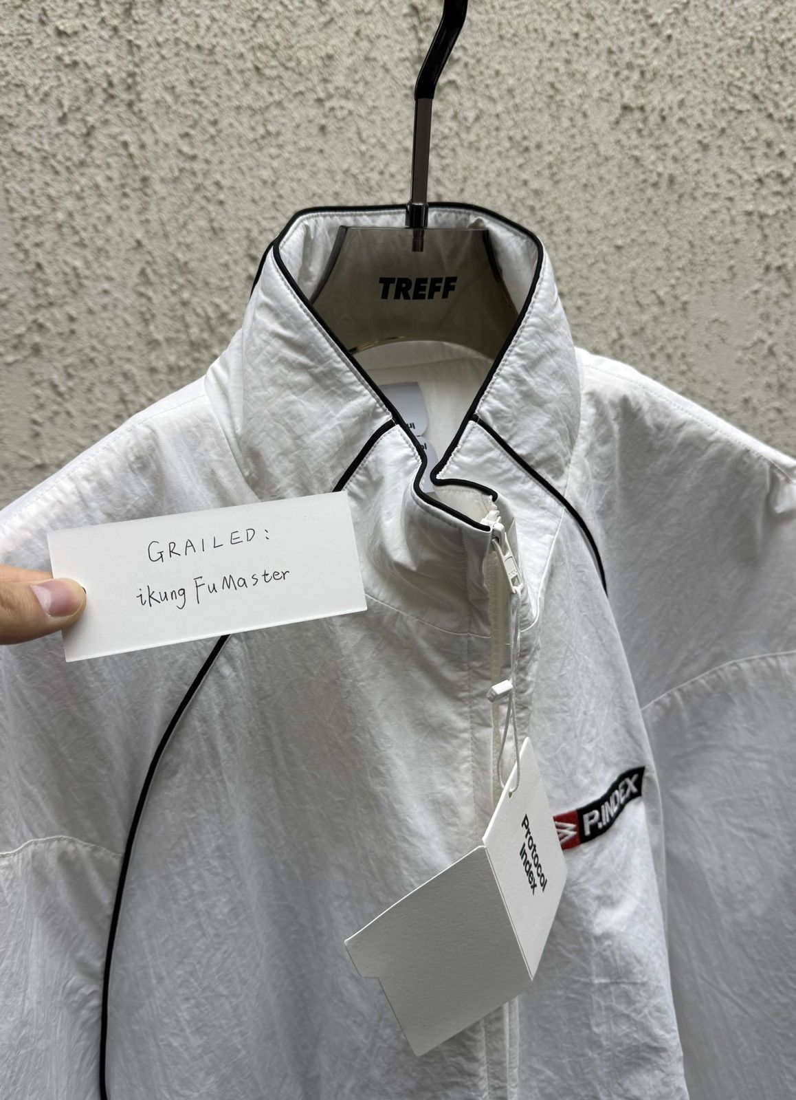 PROJECT G/R PROTOCOL INDEX EXAGGERATED SHOULDER AIR JACKET-WHITE Size US M / EU 48-50 / 2 - 8 Thumbnail
