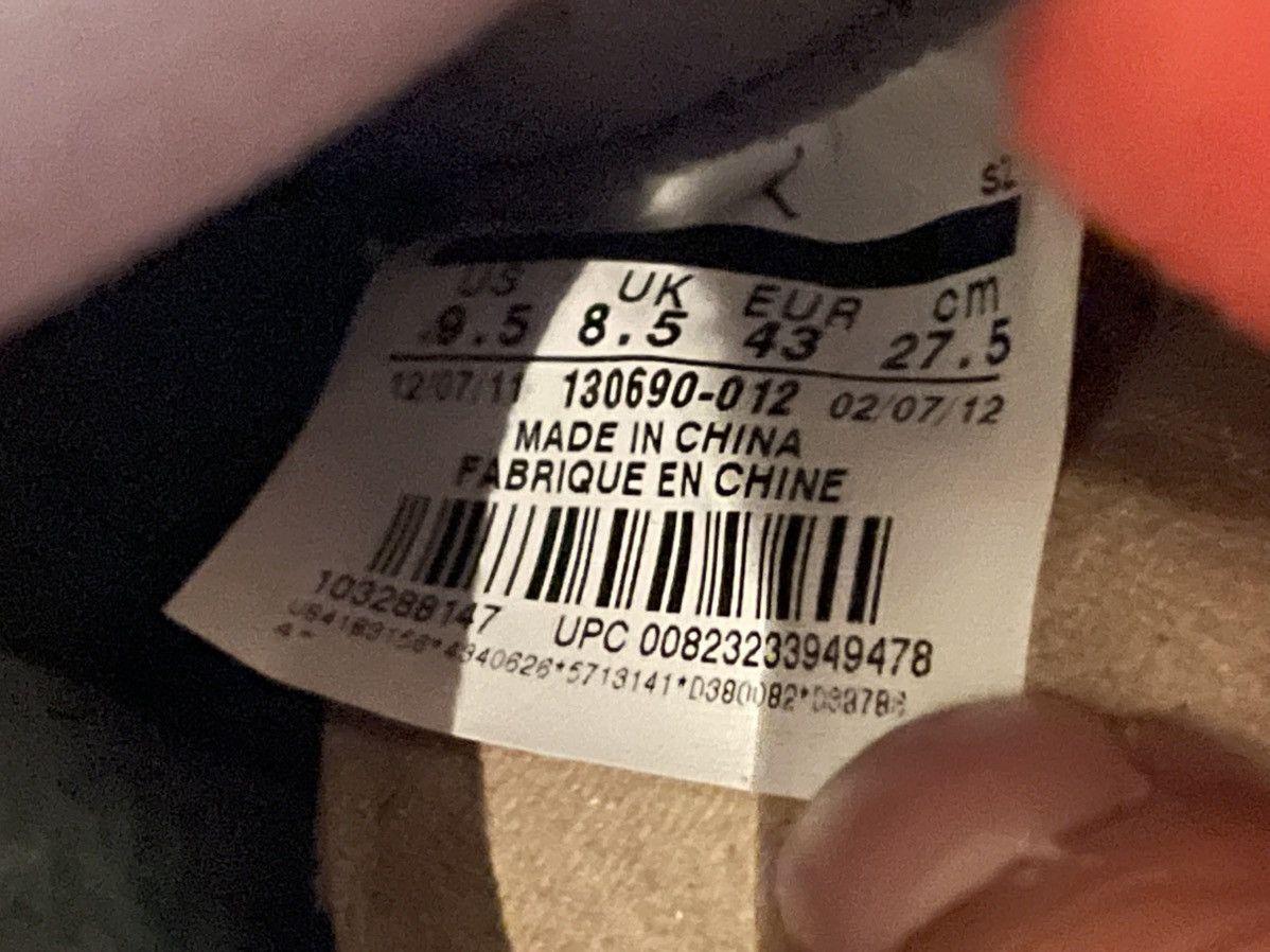 Jordan Brand Jordan 12 Cool Grey Size US 9.5 / EU 42-43 - 12 Thumbnail