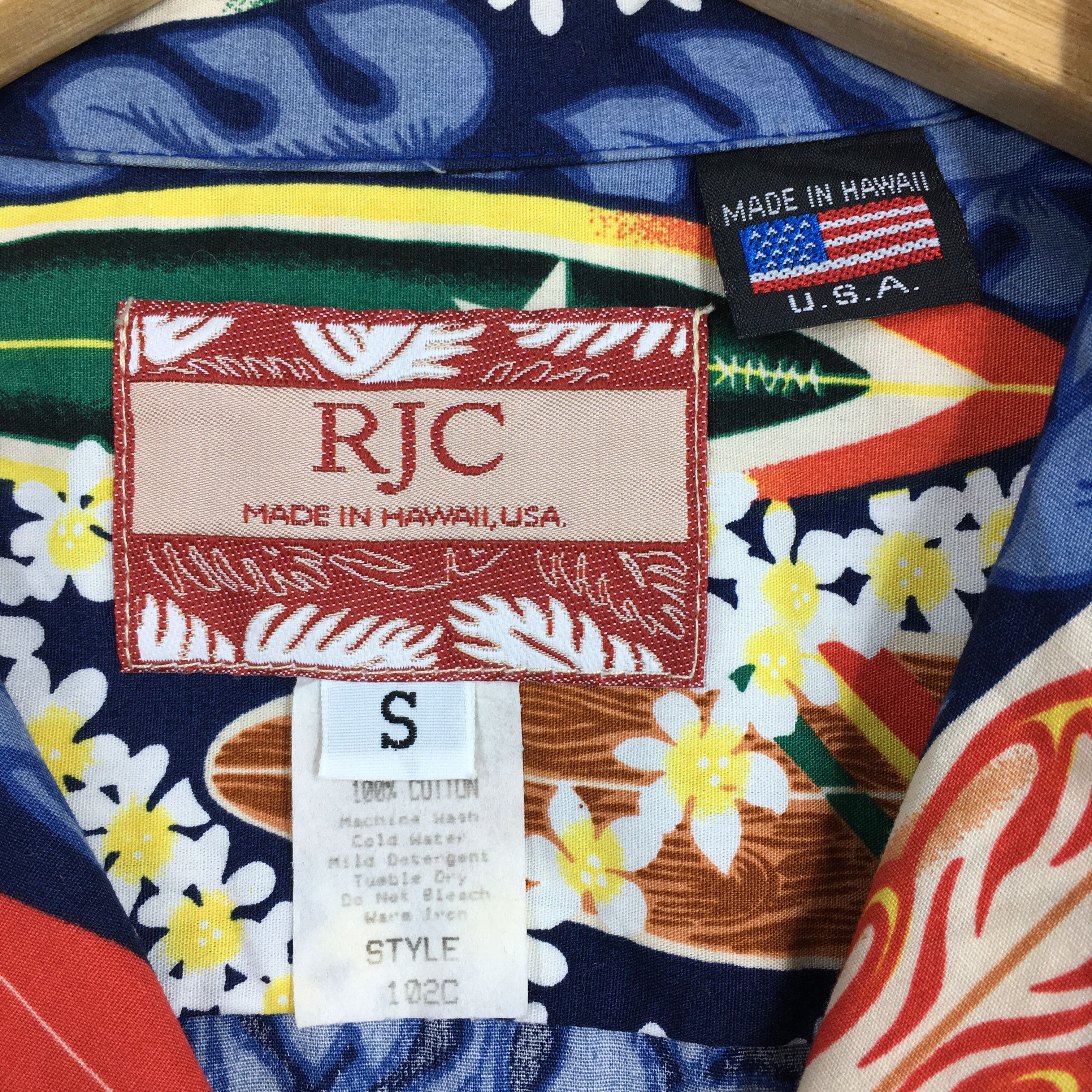 Life's a Beach Vintage Rjc Hawaiian Aloha Surfboard Cotton Shirts Small Size US S / EU 44-46 / 1 - 5 Thumbnail