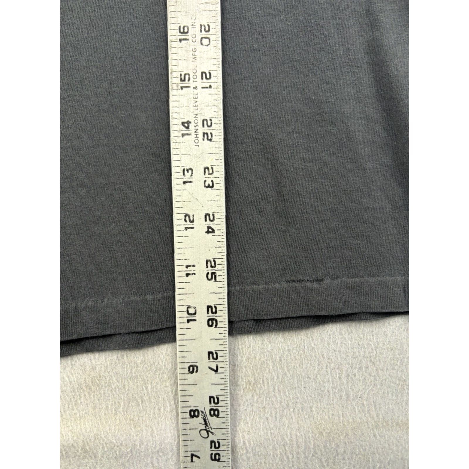Anvil VINTAGE Eye On Survival Tiger T Shirt Size Large Black Longsleeve Human i Tees Size US L / EU 52-54 / 3 - 8 Thumbnail