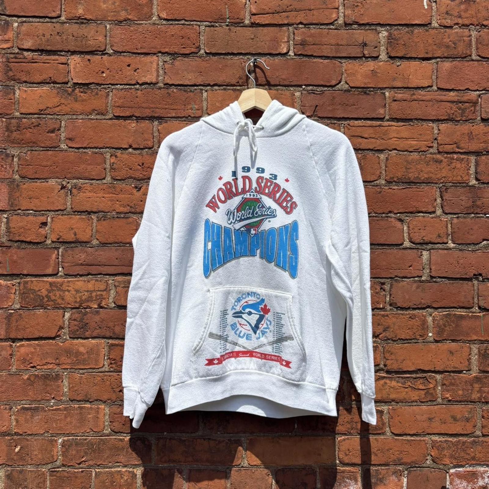 Nike Vintage toronto blue jays World Series champions hoodie 93 L Size US L / EU 52-54 / 3 - 1 Thumbnail