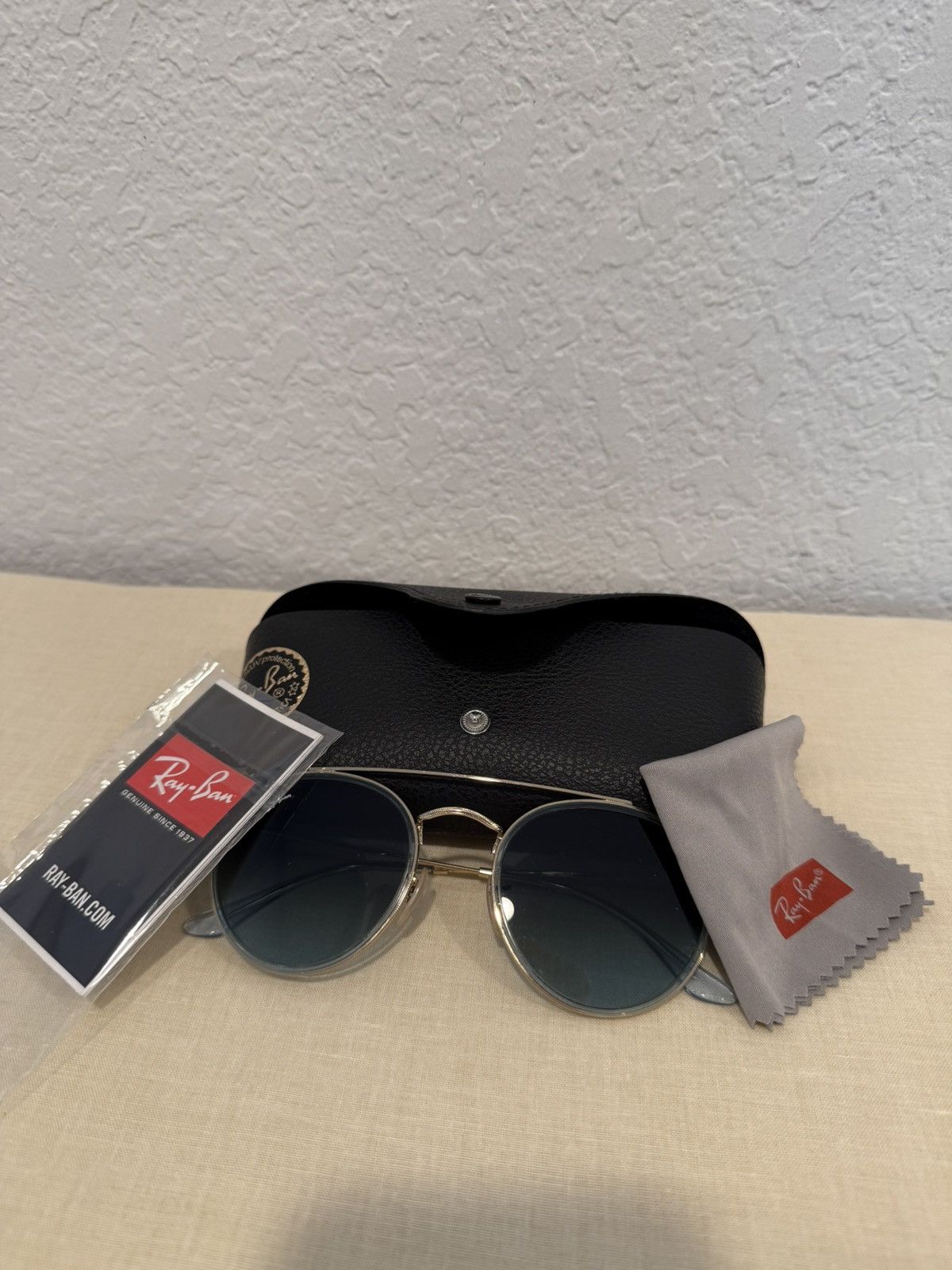 RayBan Ray-Ban Round Double Bridge Sunglasses Size ONE SIZE - 7 Thumbnail
