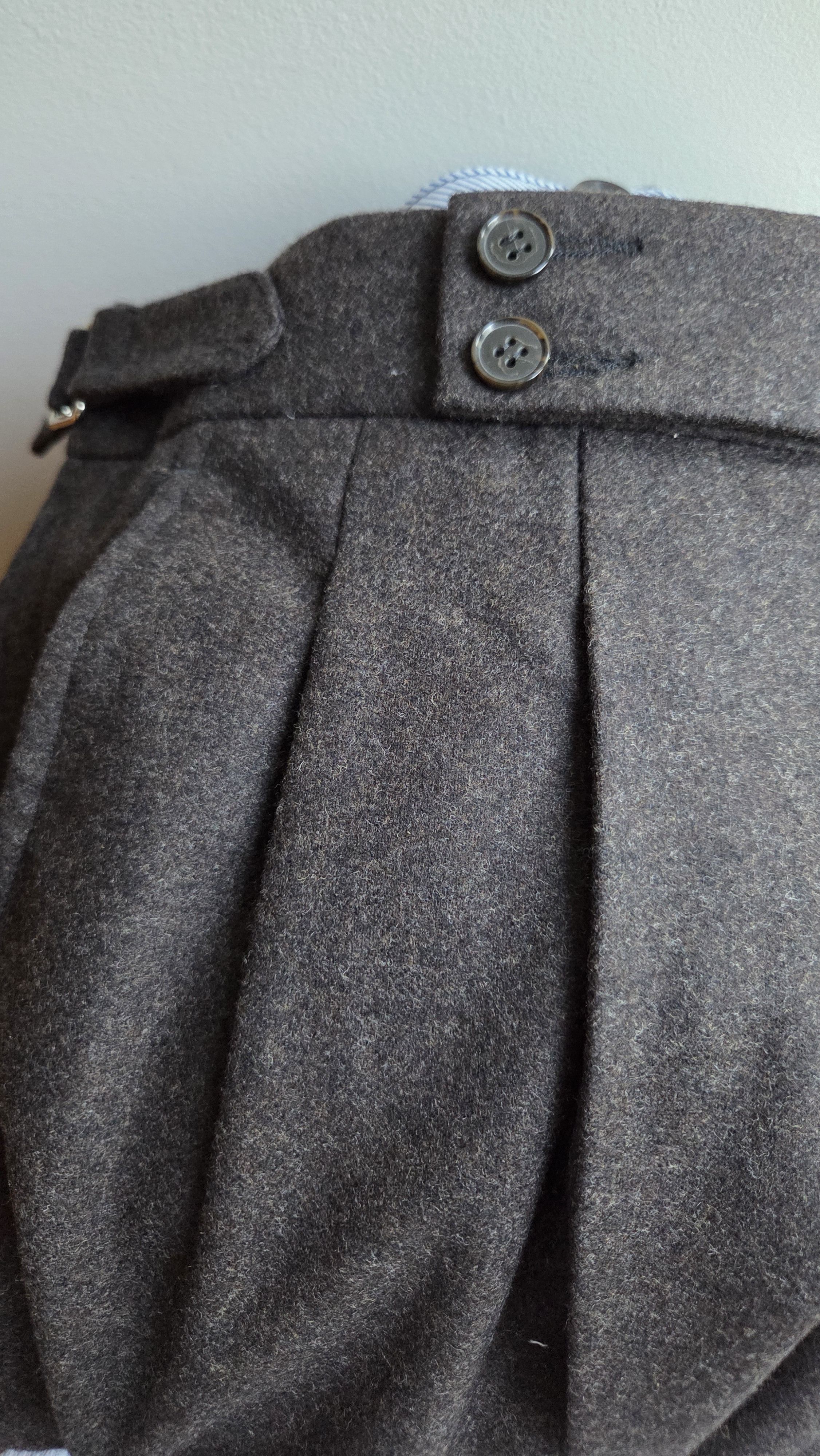 Other Benevento brown wool flannel trousers Size US 36 / EU 52 - 3 Thumbnail