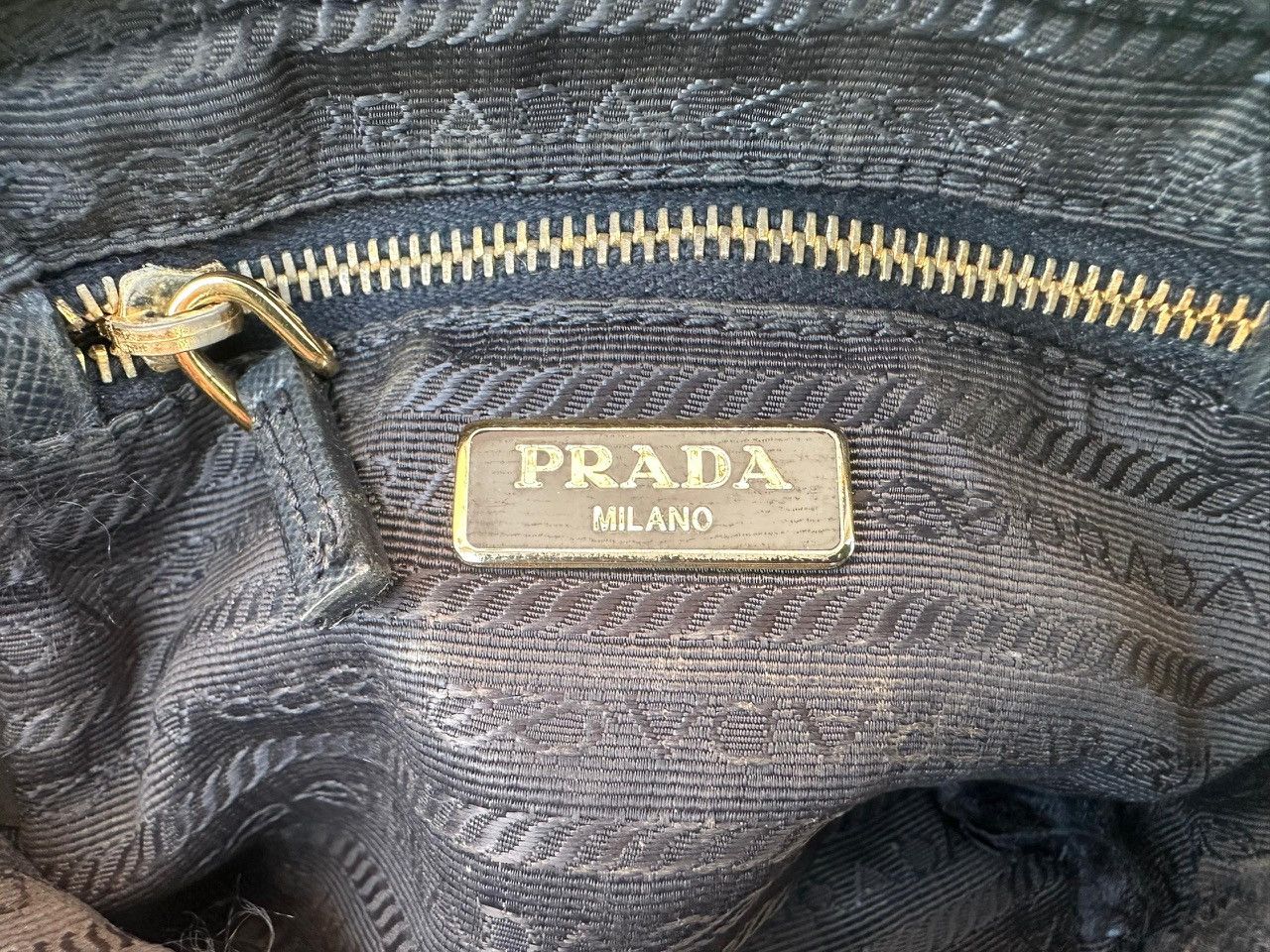 Prada Authentic Prada Denim Cosmetic Pouch Size ONE SIZE - 6 Thumbnail