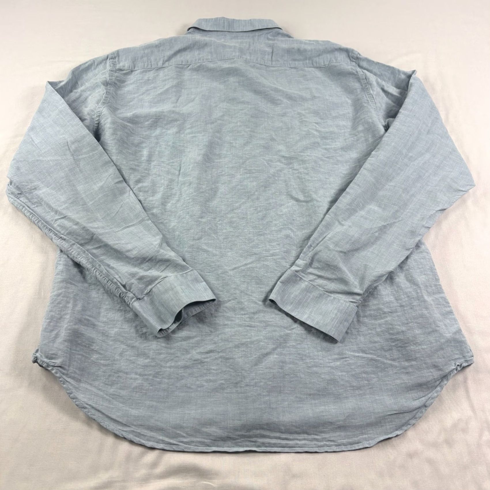 Theory Theory Shirt Mens XL Blue Button Up Long Sleeve Beach Casual Size US XL / EU 56 / 4 - 7 Thumbnail