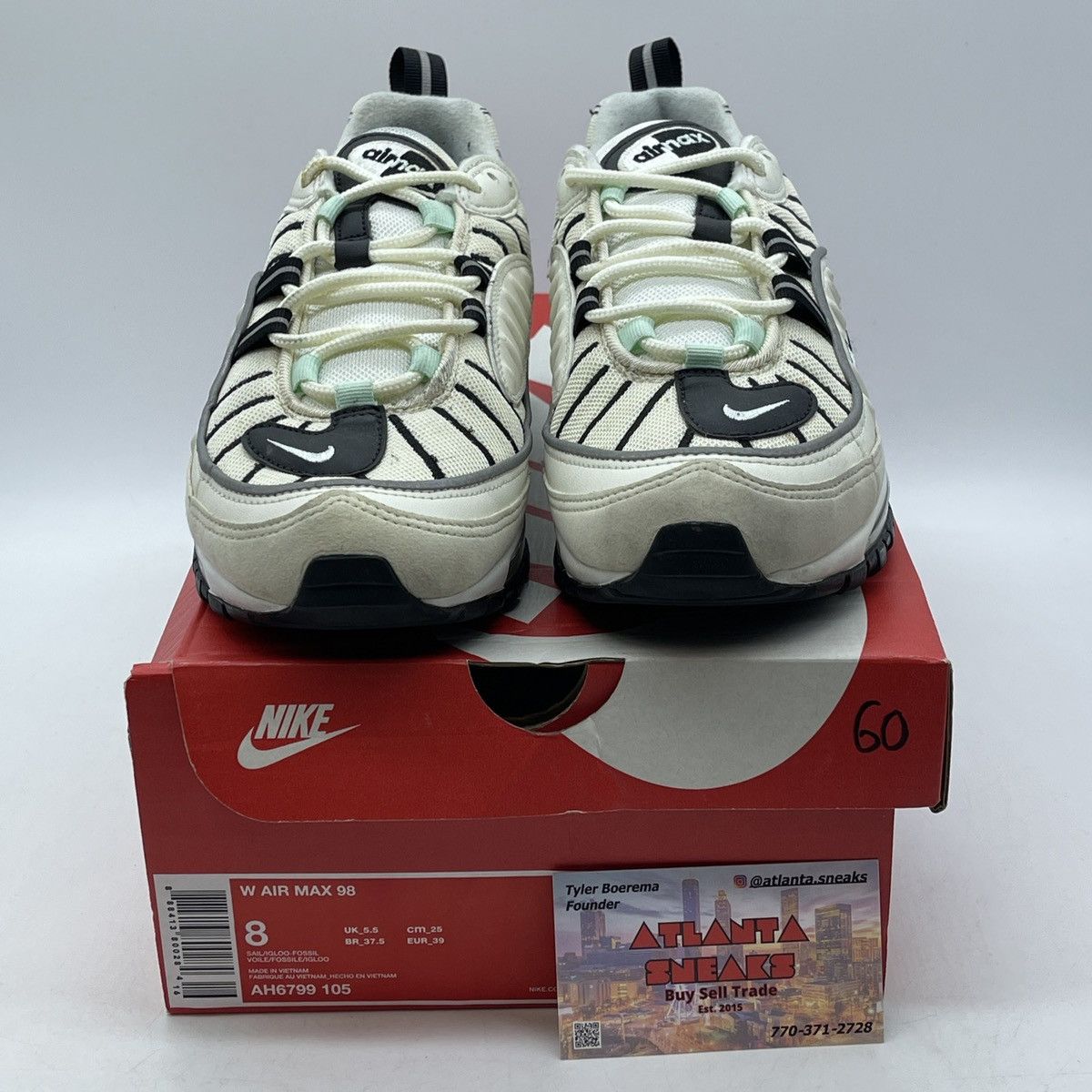 Nike Wmns air max 98 igloo Size US 8 / IT 38 - 2 Thumbnail