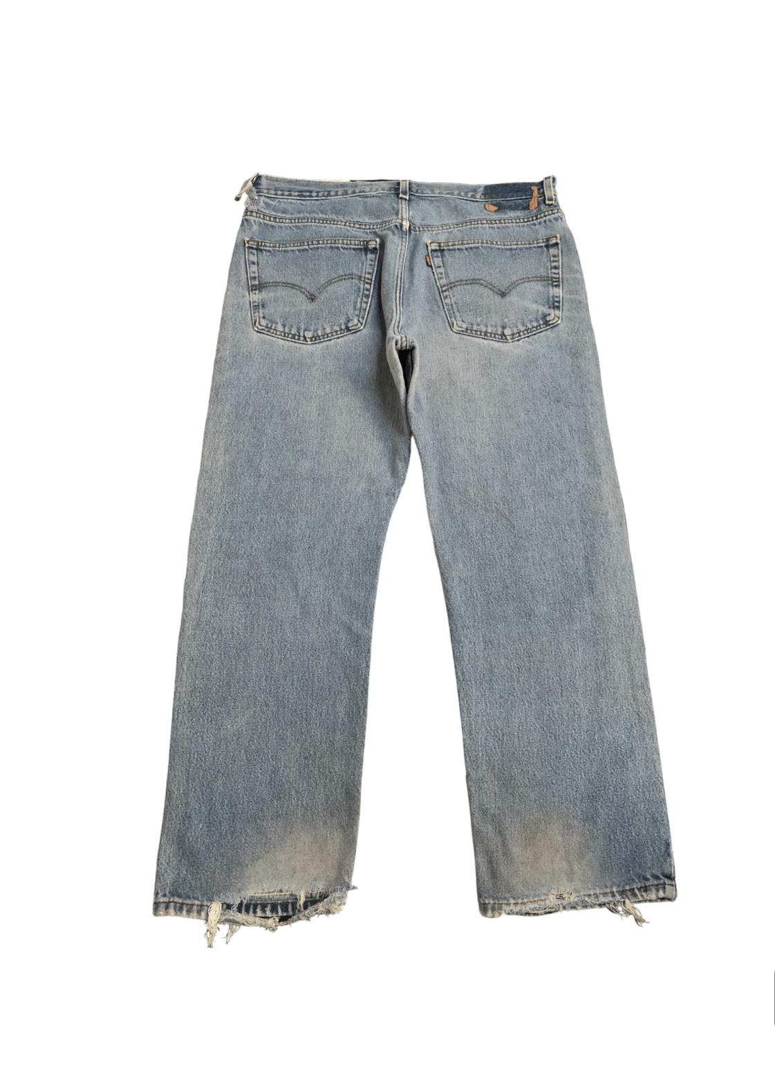 Levi's × Vintage Vintage Levi's 505 Faded Denim Jeans L396 Size US 36 / EU 52 - 2 Thumbnail