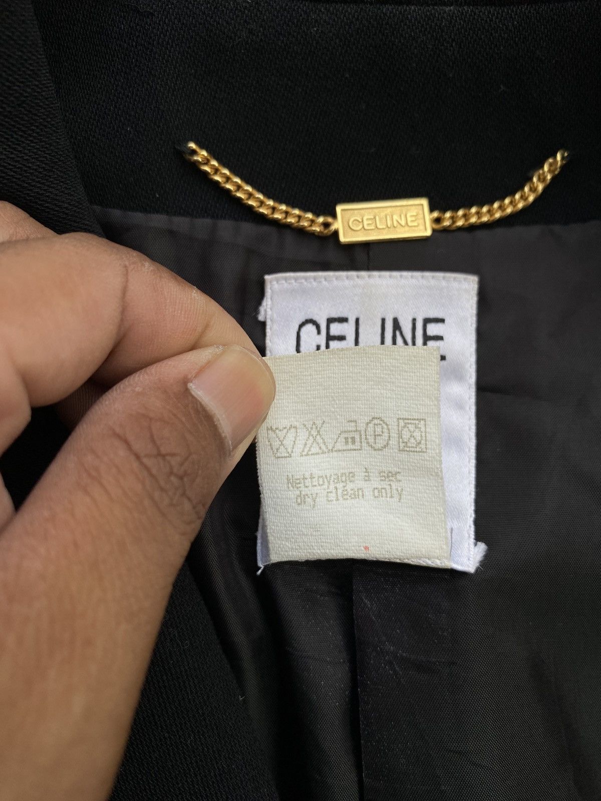 Celine Rare Vintage CELINE Blazer / Women Coat Size M / US 6-8 / IT 42-44 - 14 Thumbnail